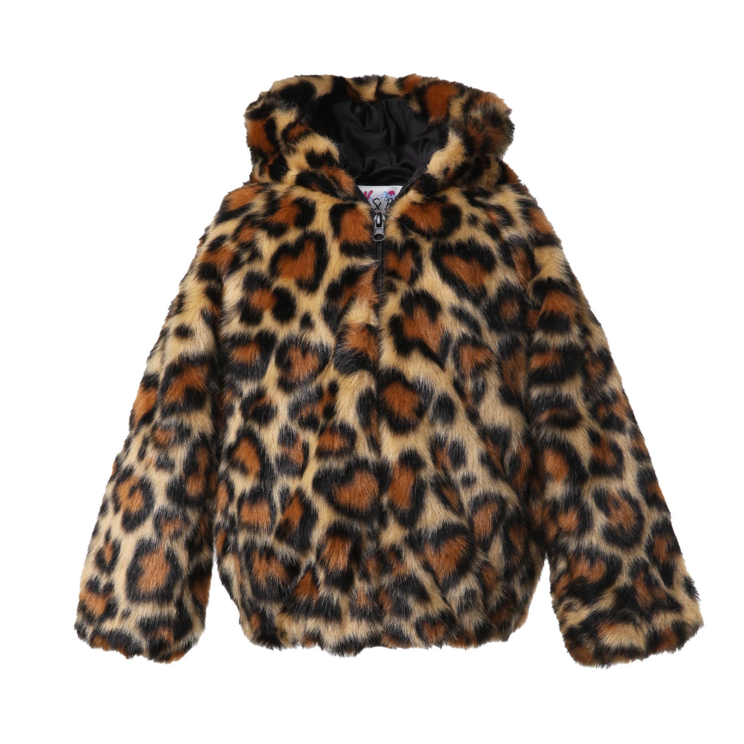 Giacca eco-fur Hysode Leopard Bambina e Ragazza - annameglio.com abbigliamento moda