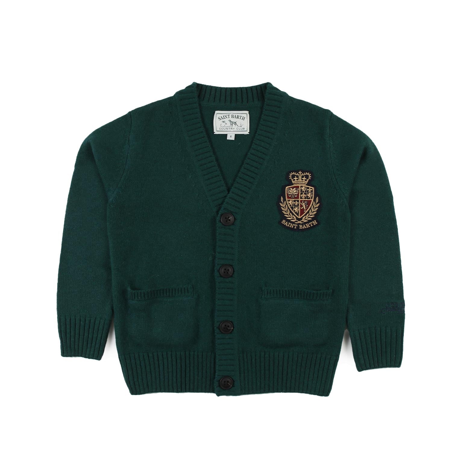 Cardigan MC2 Varsity verde Bambino e Ragazzo - annameglio.com abbigliamento moda