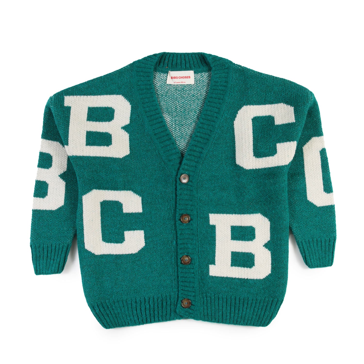 Cardigan BC verde e panna Bambino e Bambina - annameglio.com abbigliamento moda