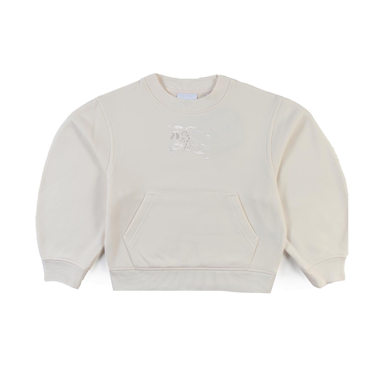 Felpa Burberry crema pallido Bambina e Ragazza - annameglio.com abbigliamento moda