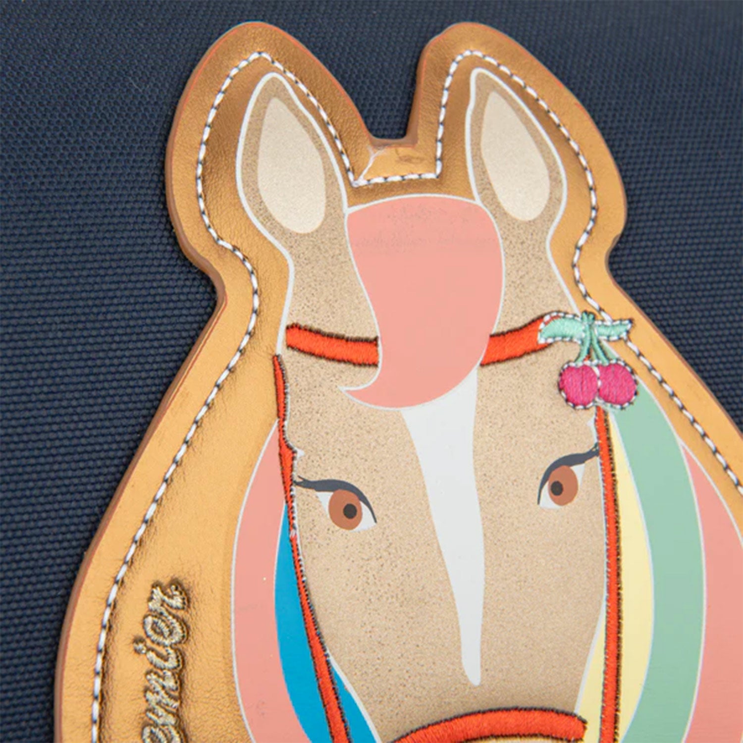 Cartella Cavalier Couture midi blu Bambina - annameglio.com abbigliamento moda