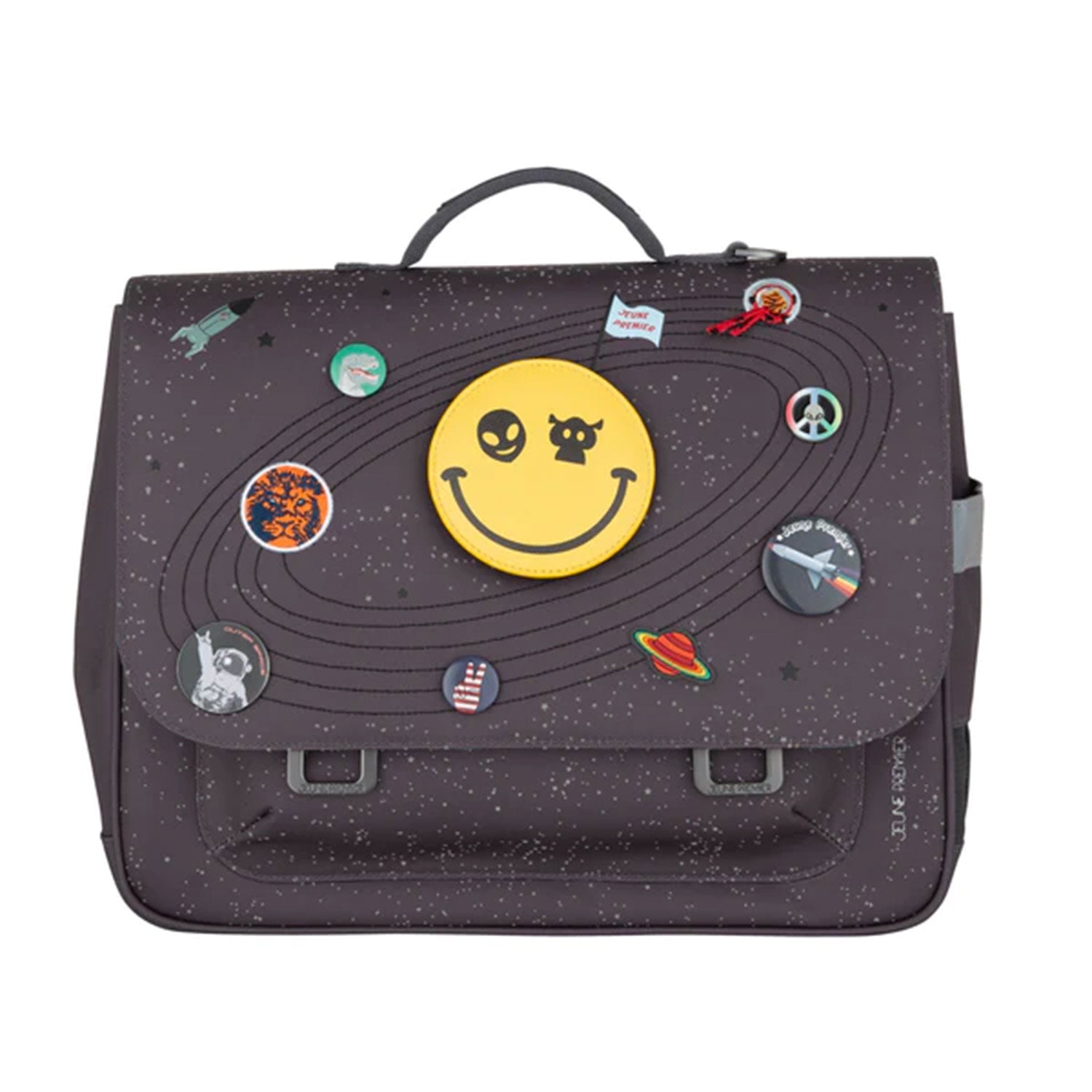 Cartella Space Invaders midi grigia e multicolor - annameglio.com abbigliamento moda