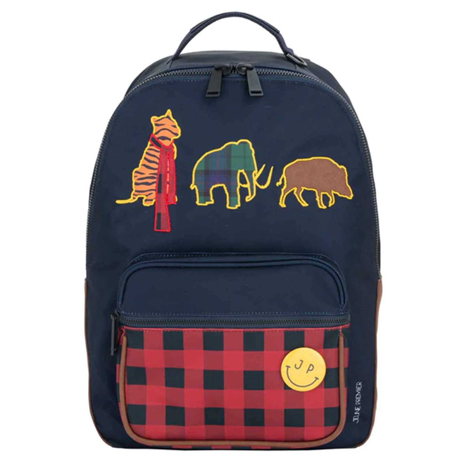 Zaino Tartans Bobbie blu e multicolor - annameglio.com abbigliamento moda