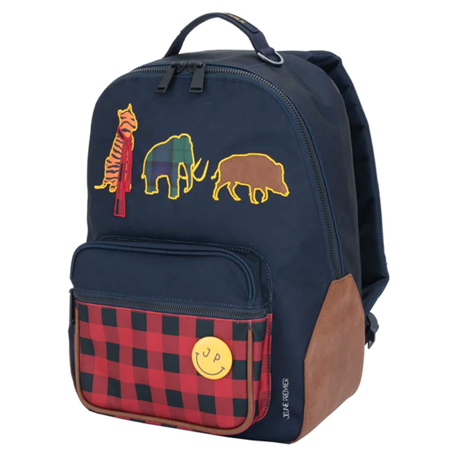 Zaino Tartans Bobbie blu e multicolor - annameglio.com abbigliamento moda