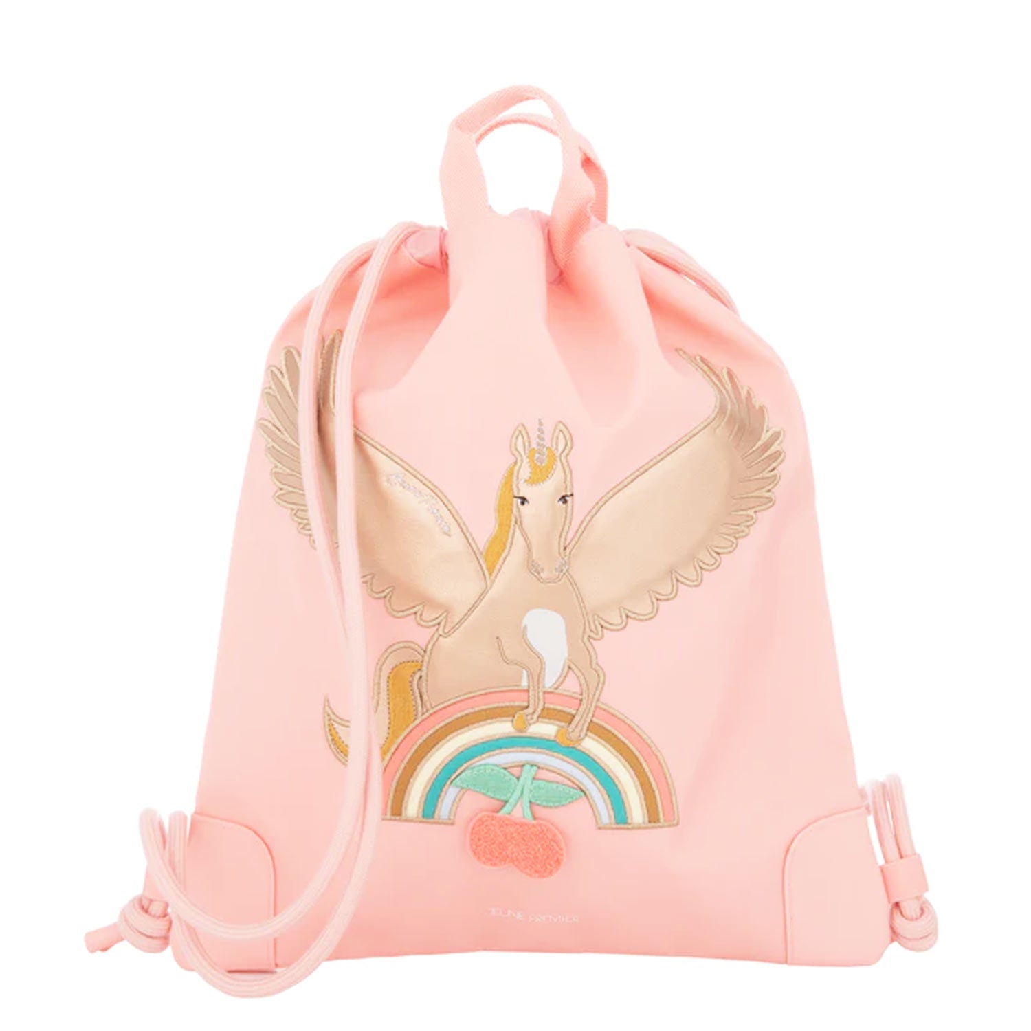 Zaino city bag Pegasus rosa e oro - annameglio.com abbigliamento moda