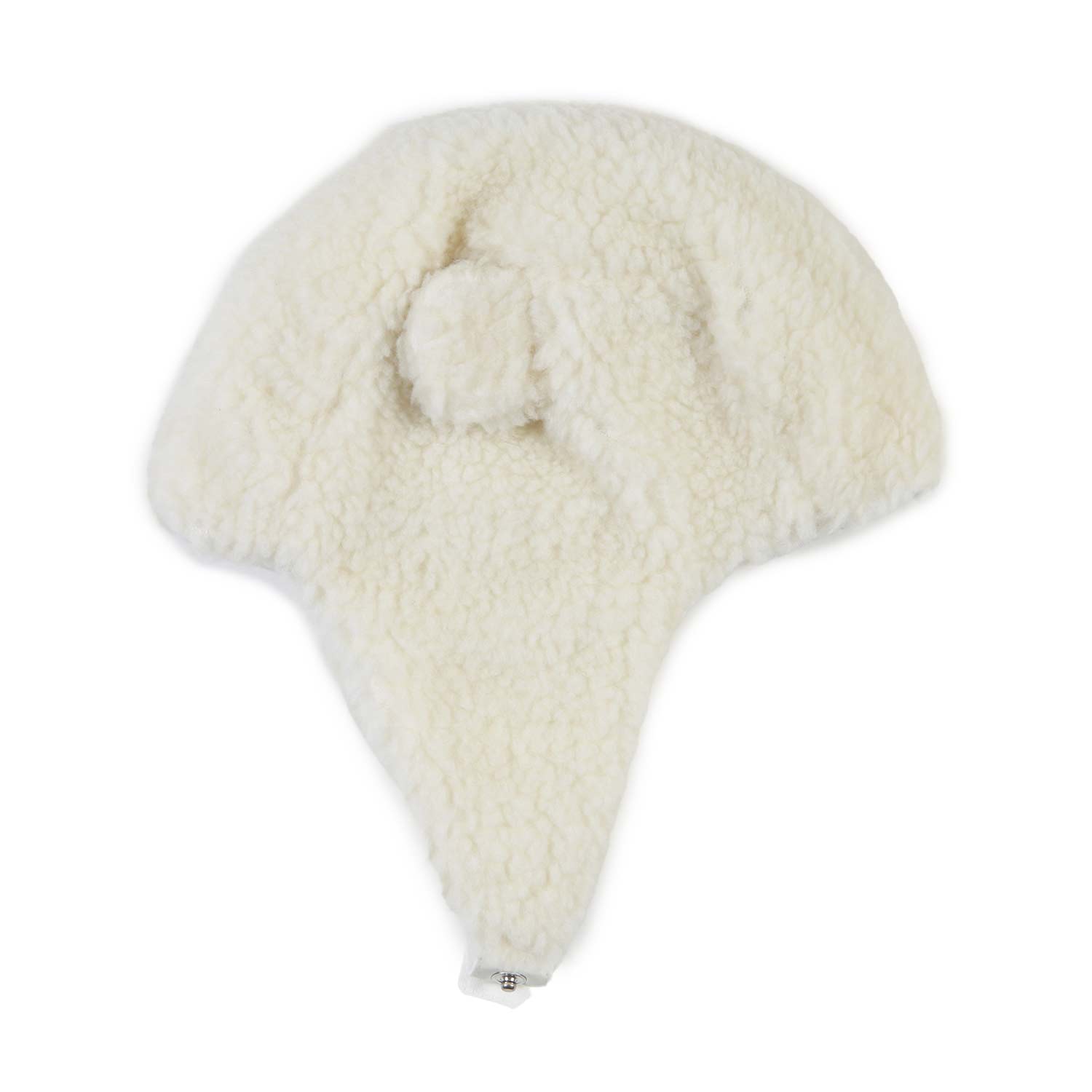 Cappello teddy Moncler bianco panna Baby - annameglio.com abbigliamento moda