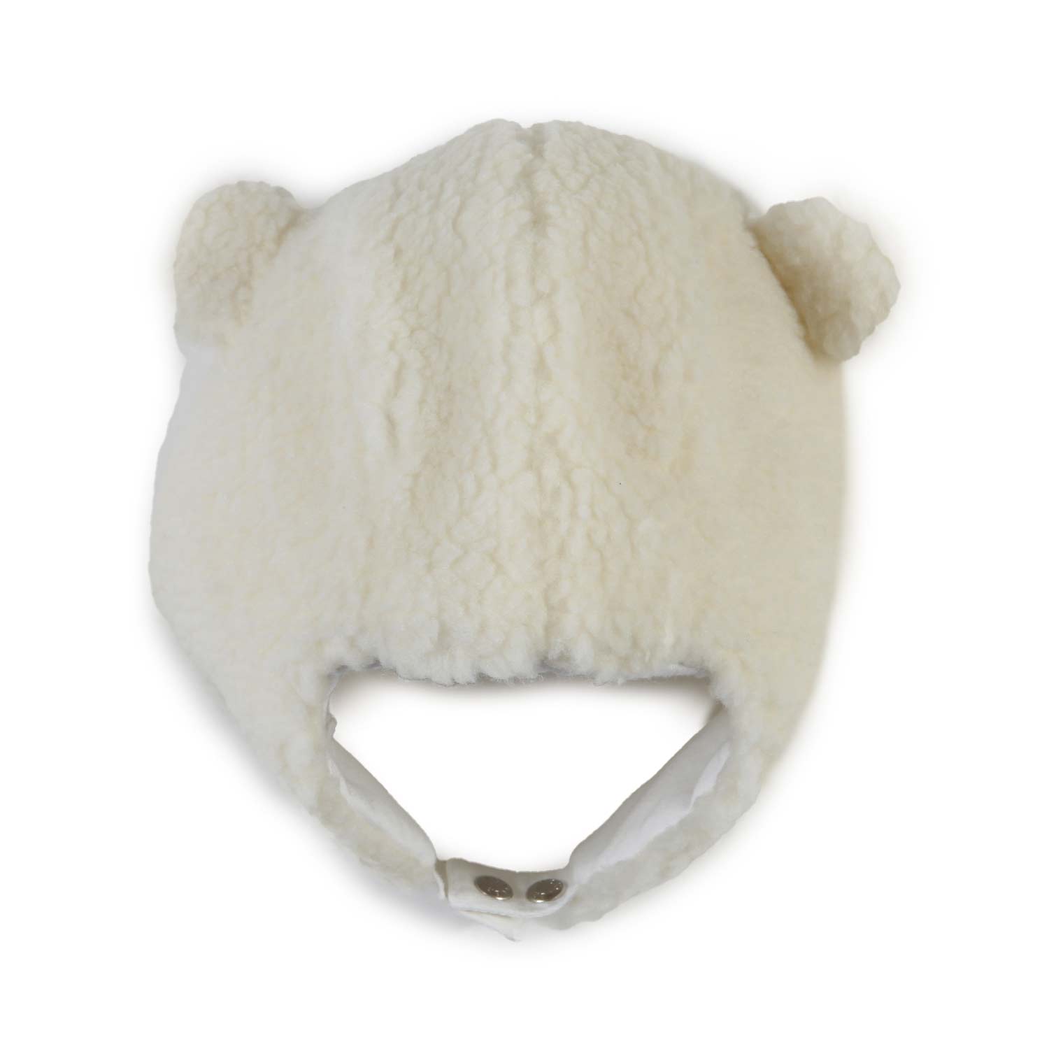 Cappello teddy Moncler bianco panna Baby - annameglio.com abbigliamento moda