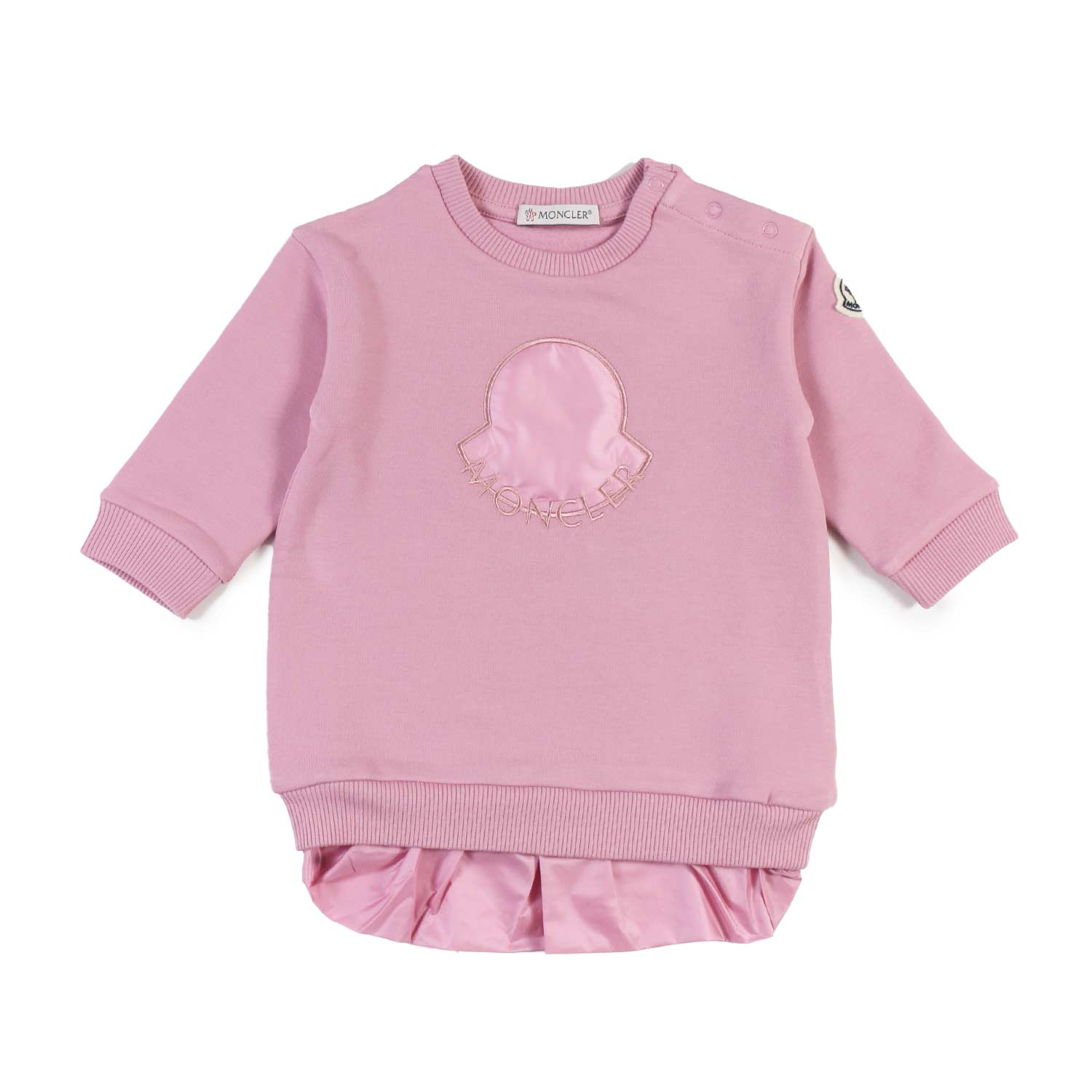 Abito felpa Moncler rosa Bimba e Neonata - annameglio.com abbigliamento moda