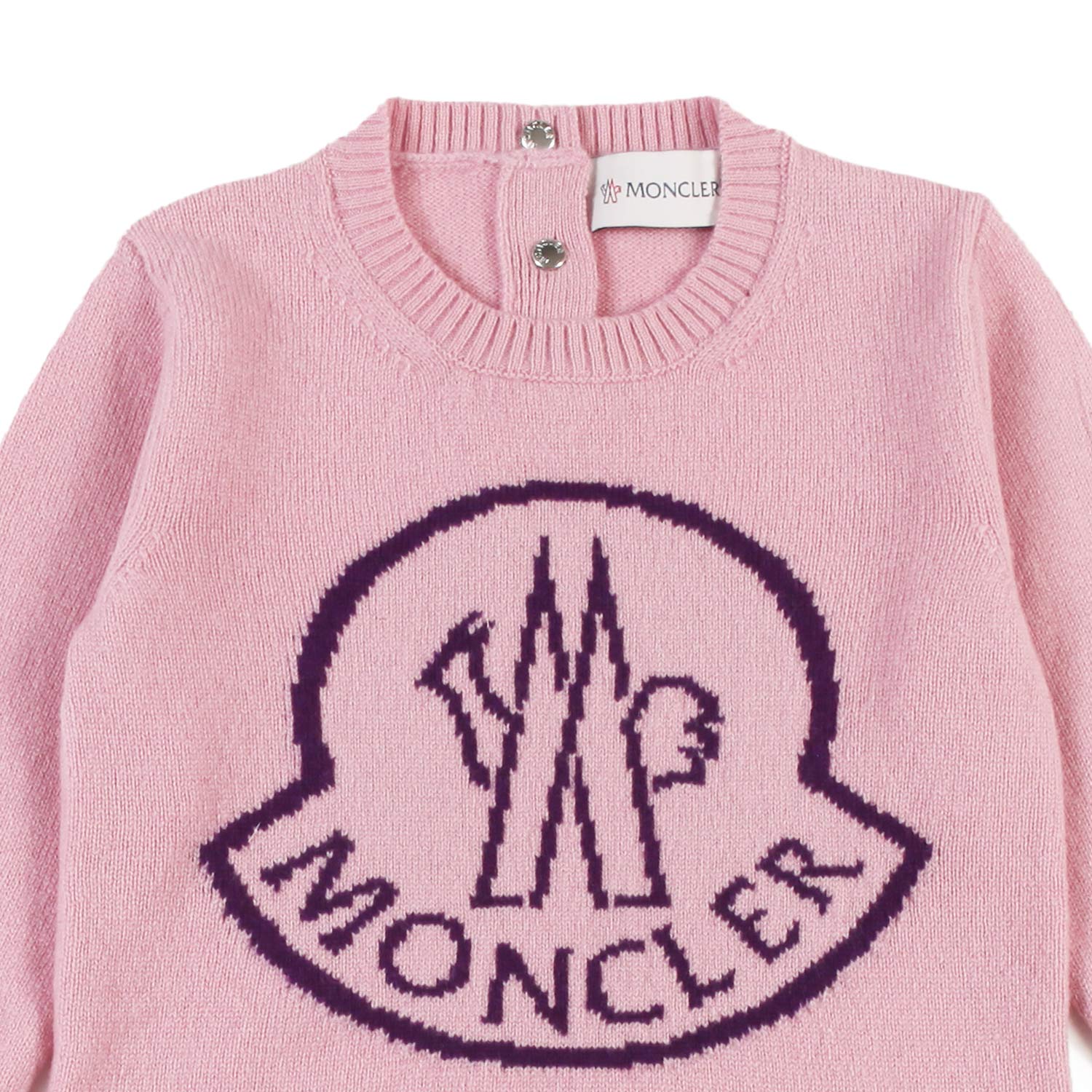Abito Moncler tricot rosa Bimba e Neonata - annameglio.com abbigliamento moda