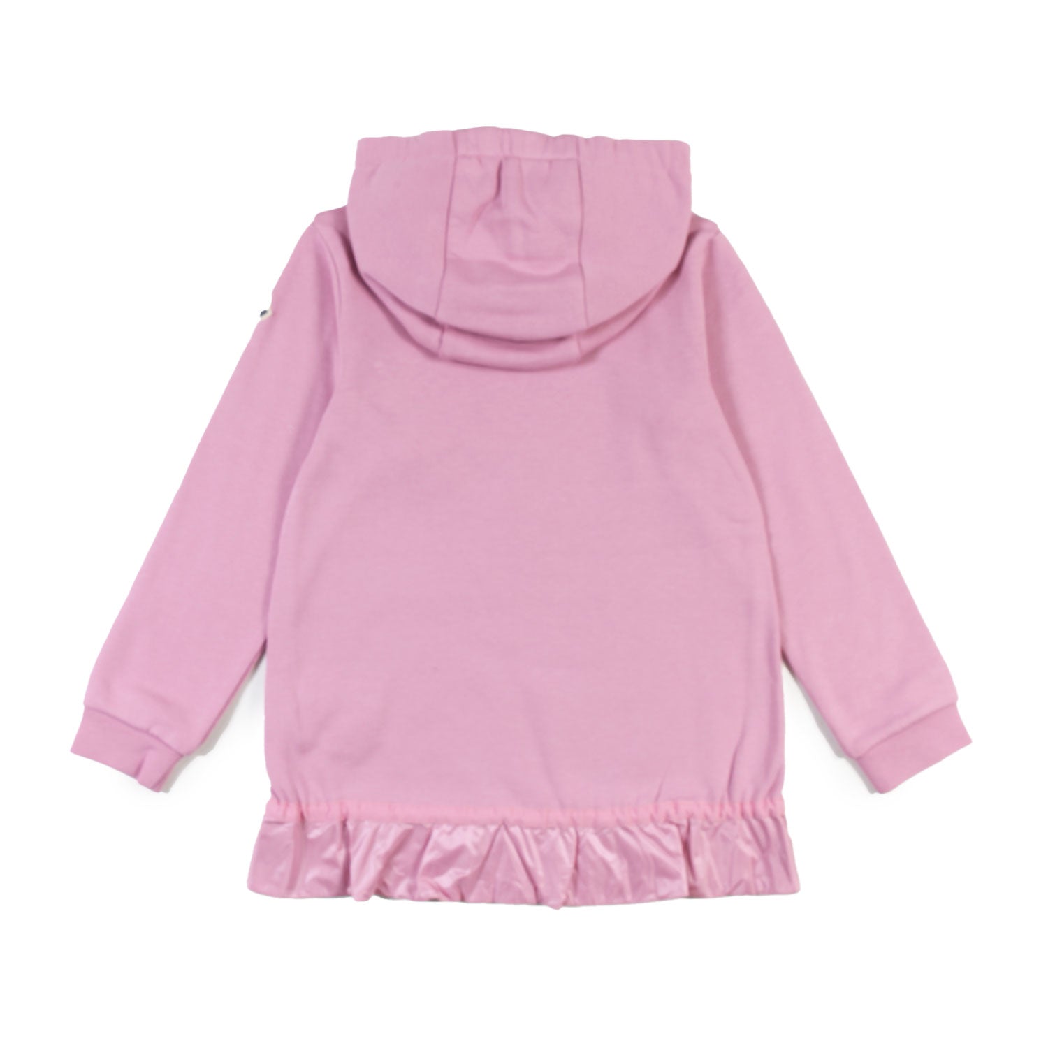 Abito felpa Moncler rosa con cappuccio Bambina - annameglio.com abbigliamento moda
