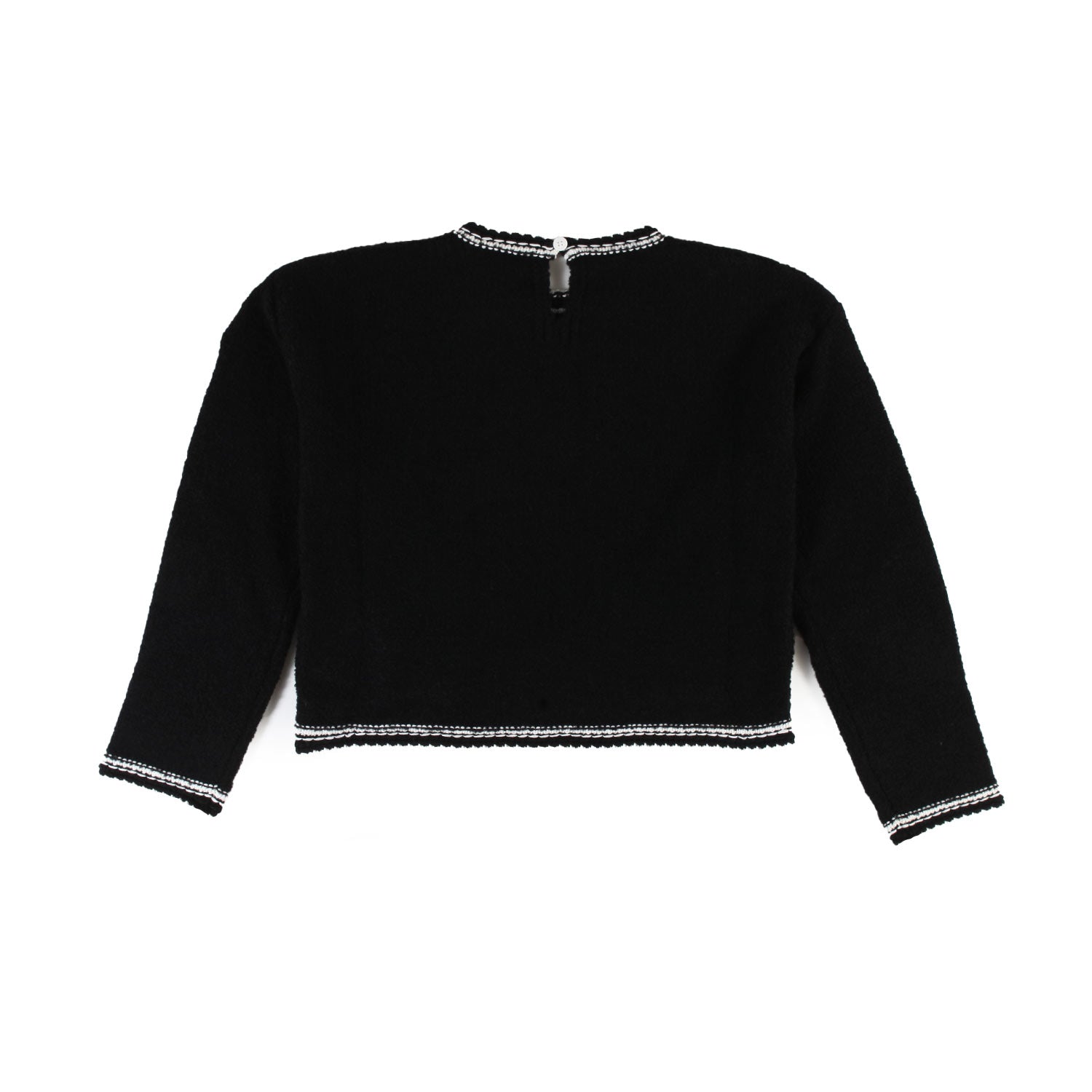 Maglione Moncler nero e bianco Bambibna e Teenager - annameglio.com abbigliamento moda