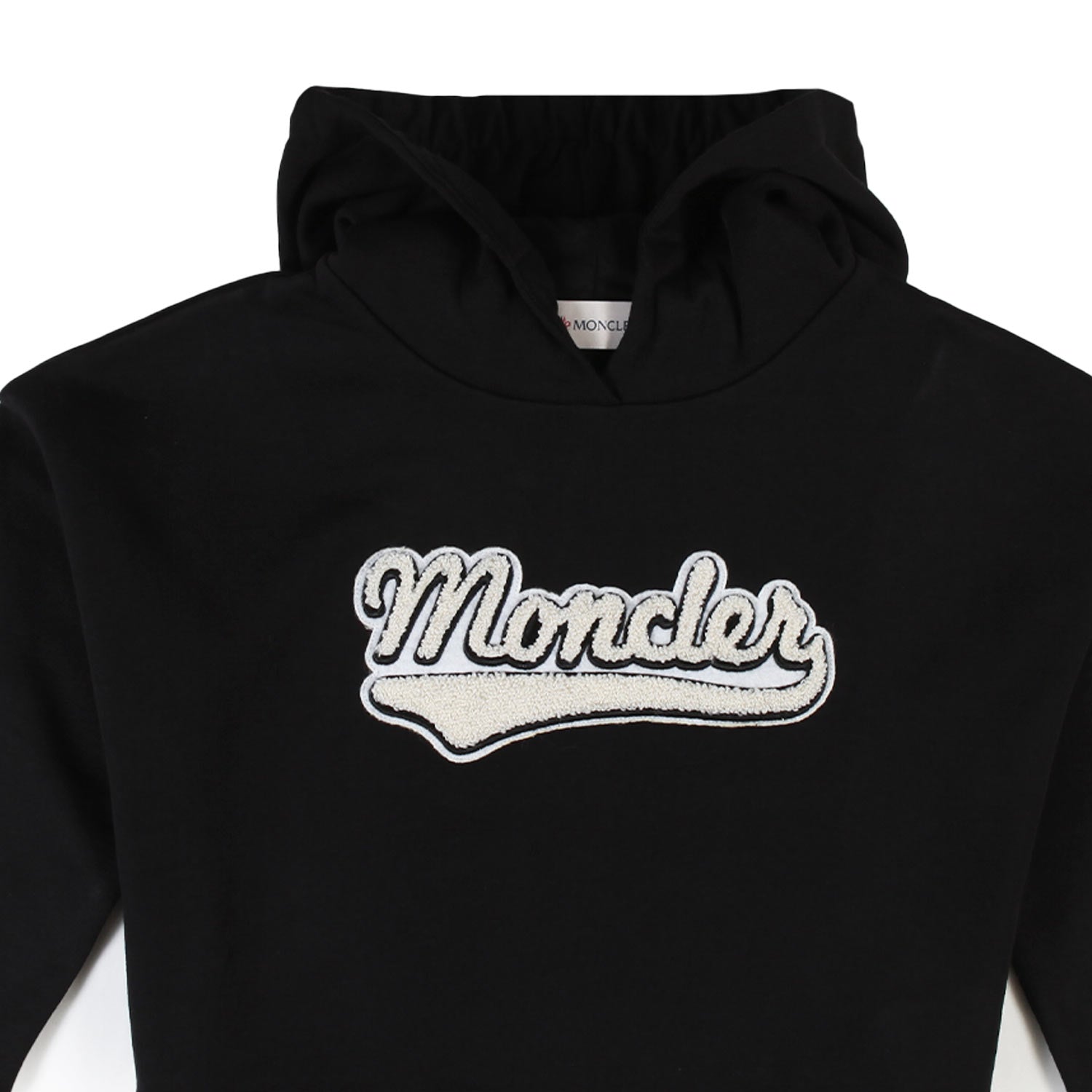 Felpa Moncler nera con cappuccio Bambina - annameglio.com abbigliamento moda