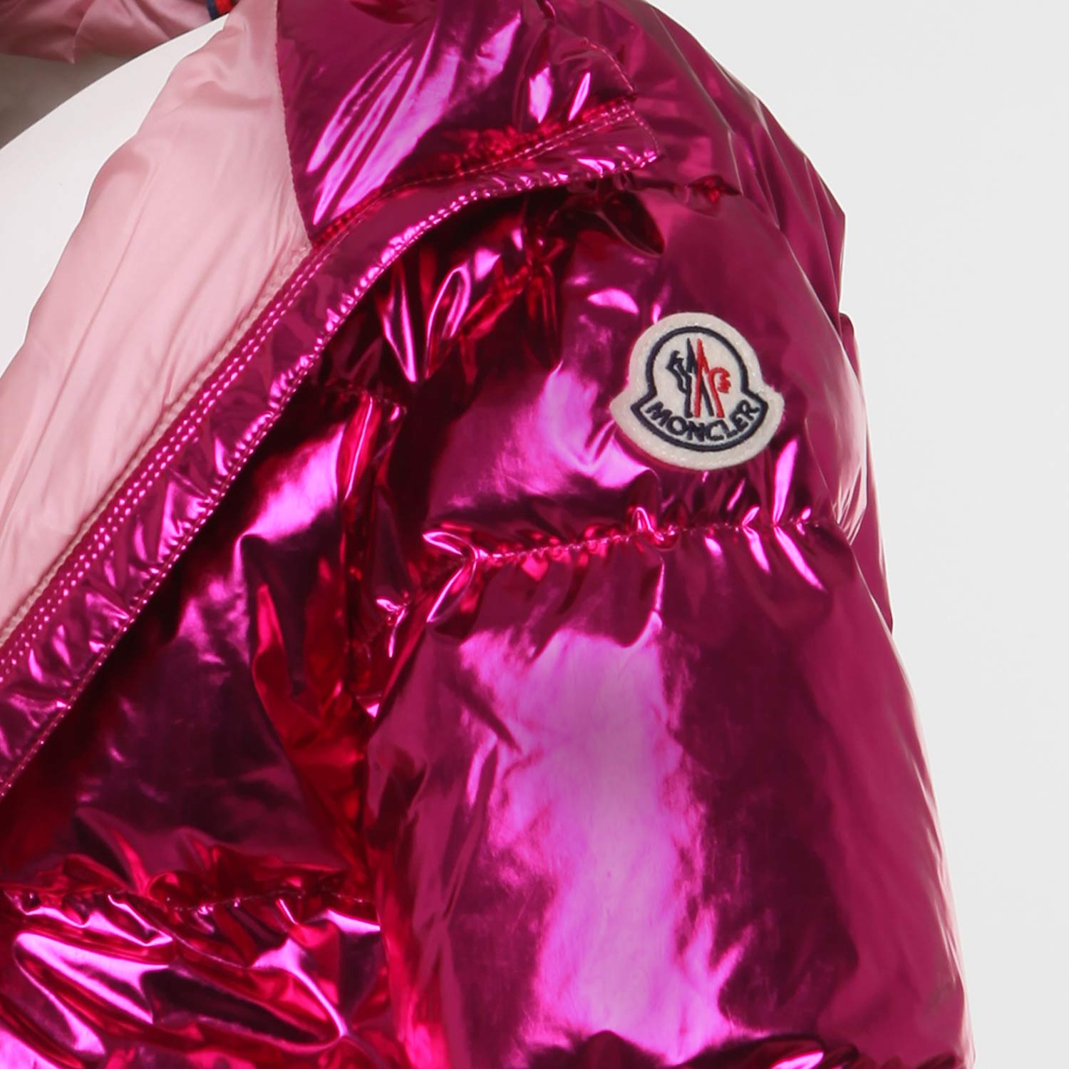 Piumino Meuse laminato fucsia Bambina e Ragazza - annameglio.com abbigliamento moda