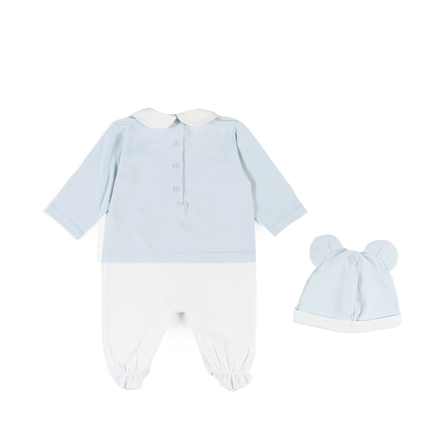 Set tutina Fendi celeste e panna neonato - annameglio.com abbigliamento moda
