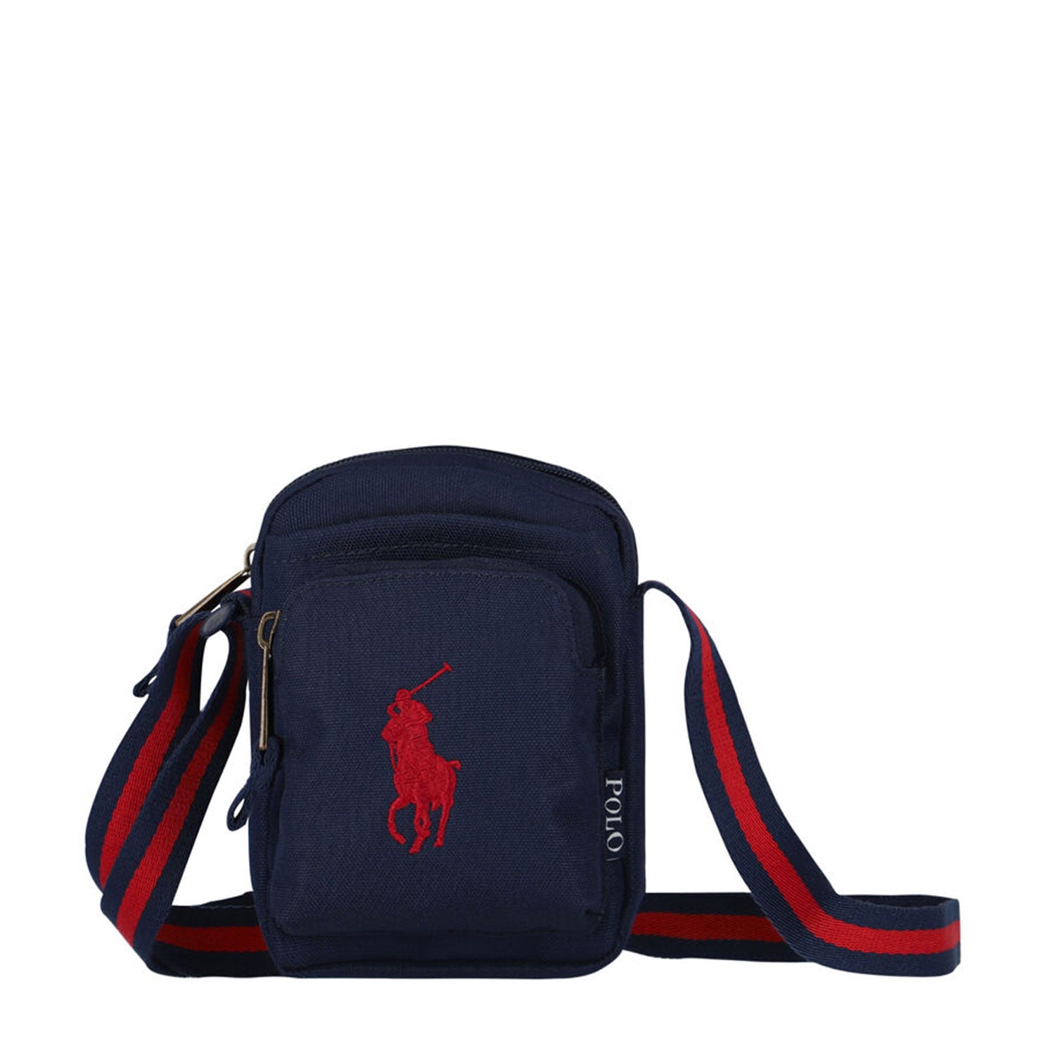 Borsetta tracolla Big Pony blu navy e rossa - annameglio.com abbigliamento moda