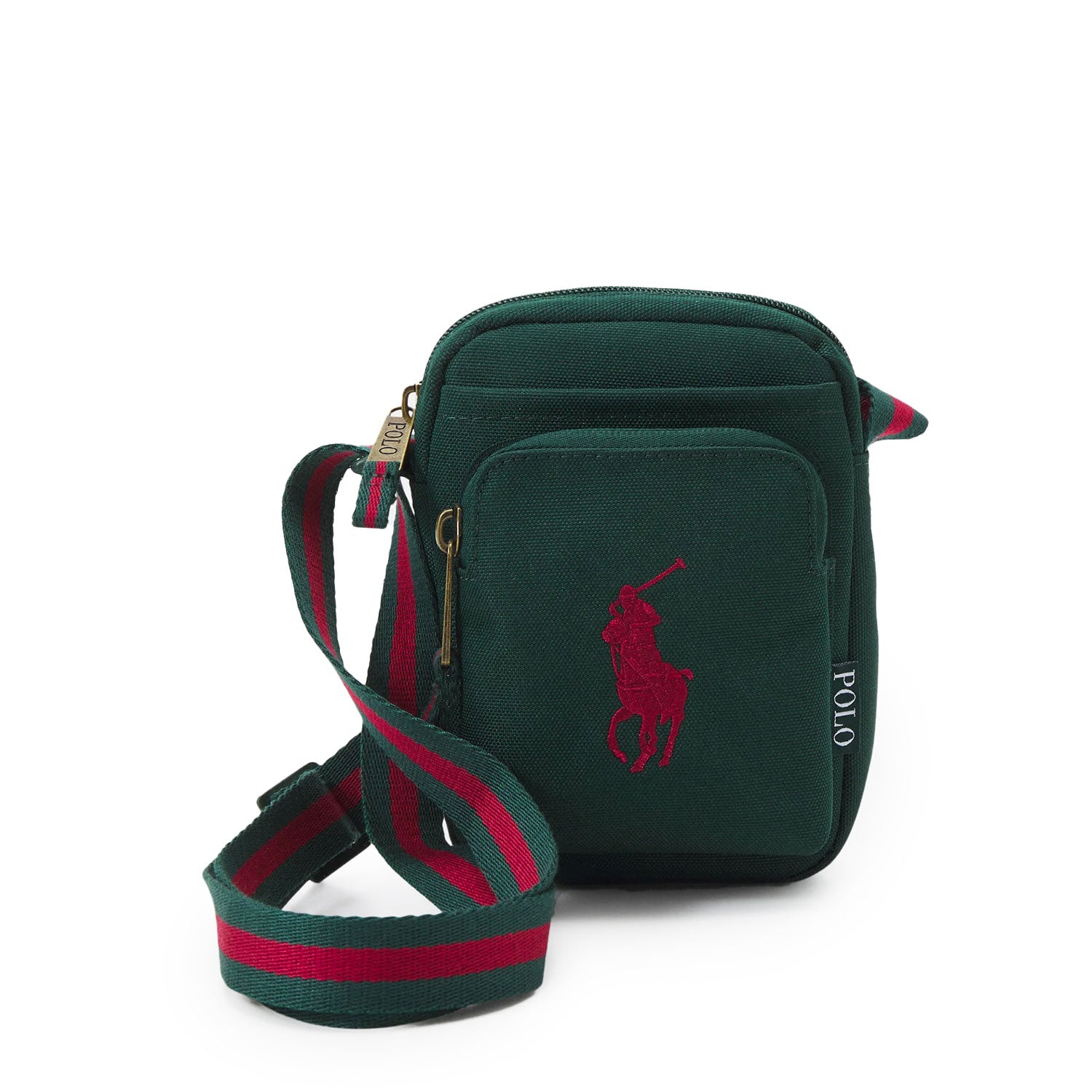 Borsetta tracolla Big Pony verde e rossa - annameglio.com abbigliamento moda