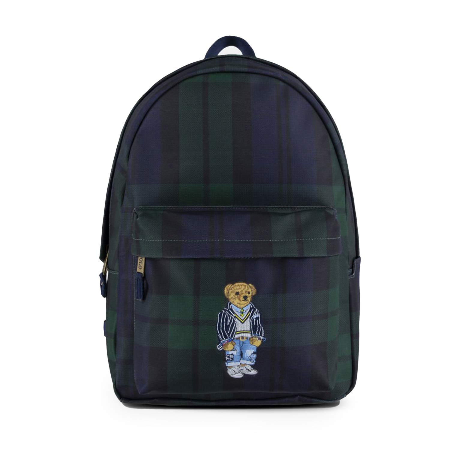 Zaino Polo Bear verde e blu tartan - annameglio.com abbigliamento moda