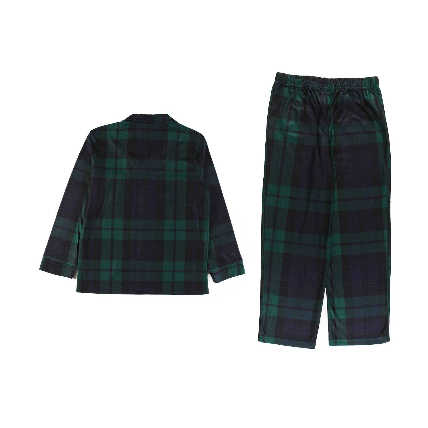 Pigiama verde e blu maniche lunghe - annameglio.com abbigliamento moda