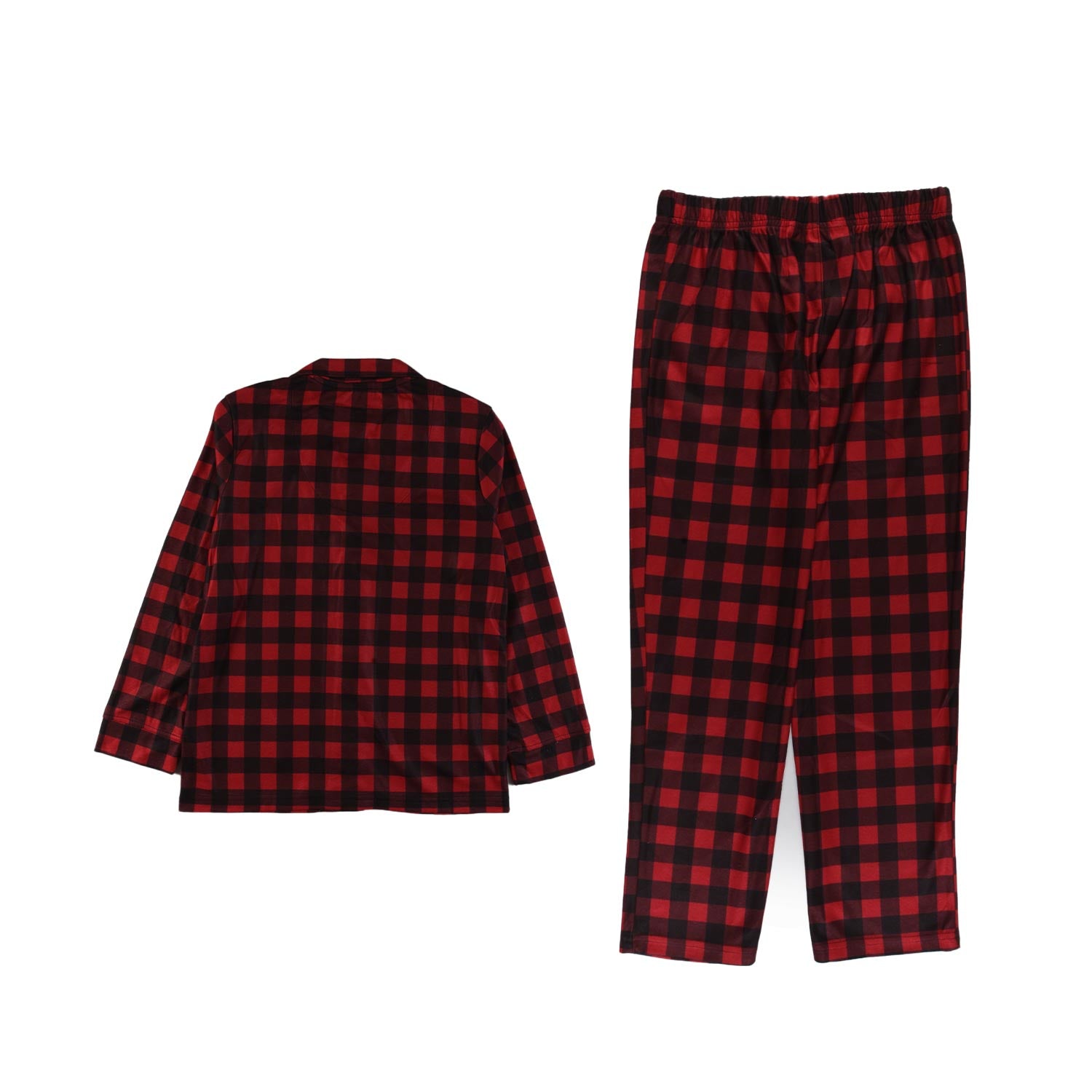 Pigiama rosso e nero maniche lunghe - annameglio.com abbigliamento moda