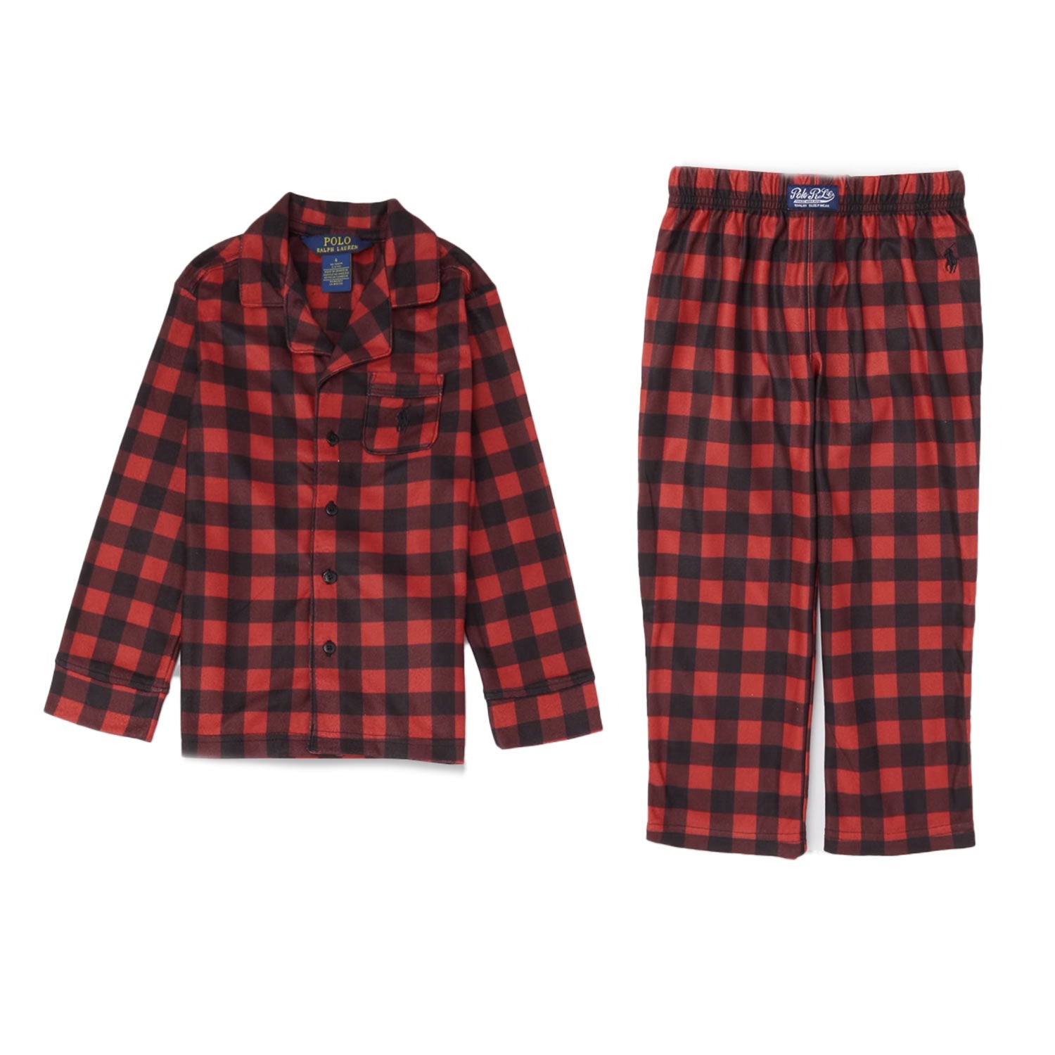 Pigiama bambino rosso e nero maniche lunghe - annameglio.com abbigliamento moda