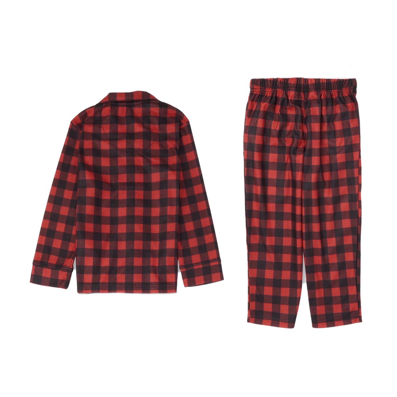 Pigiama bambino rosso e nero maniche lunghe - annameglio.com abbigliamento moda