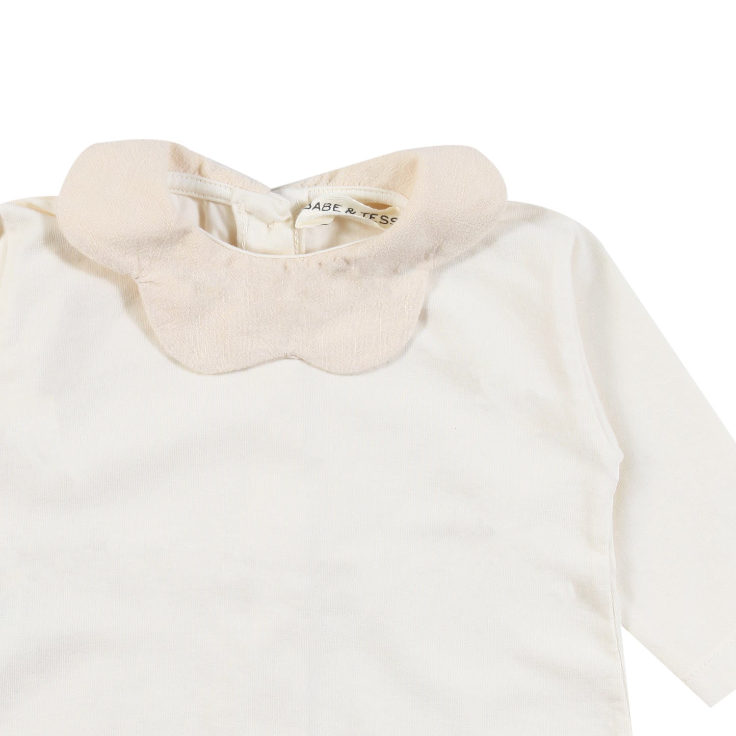 Camicina t-shirt Babe and Tess panna Neonata - annameglio.com abbigliamento moda