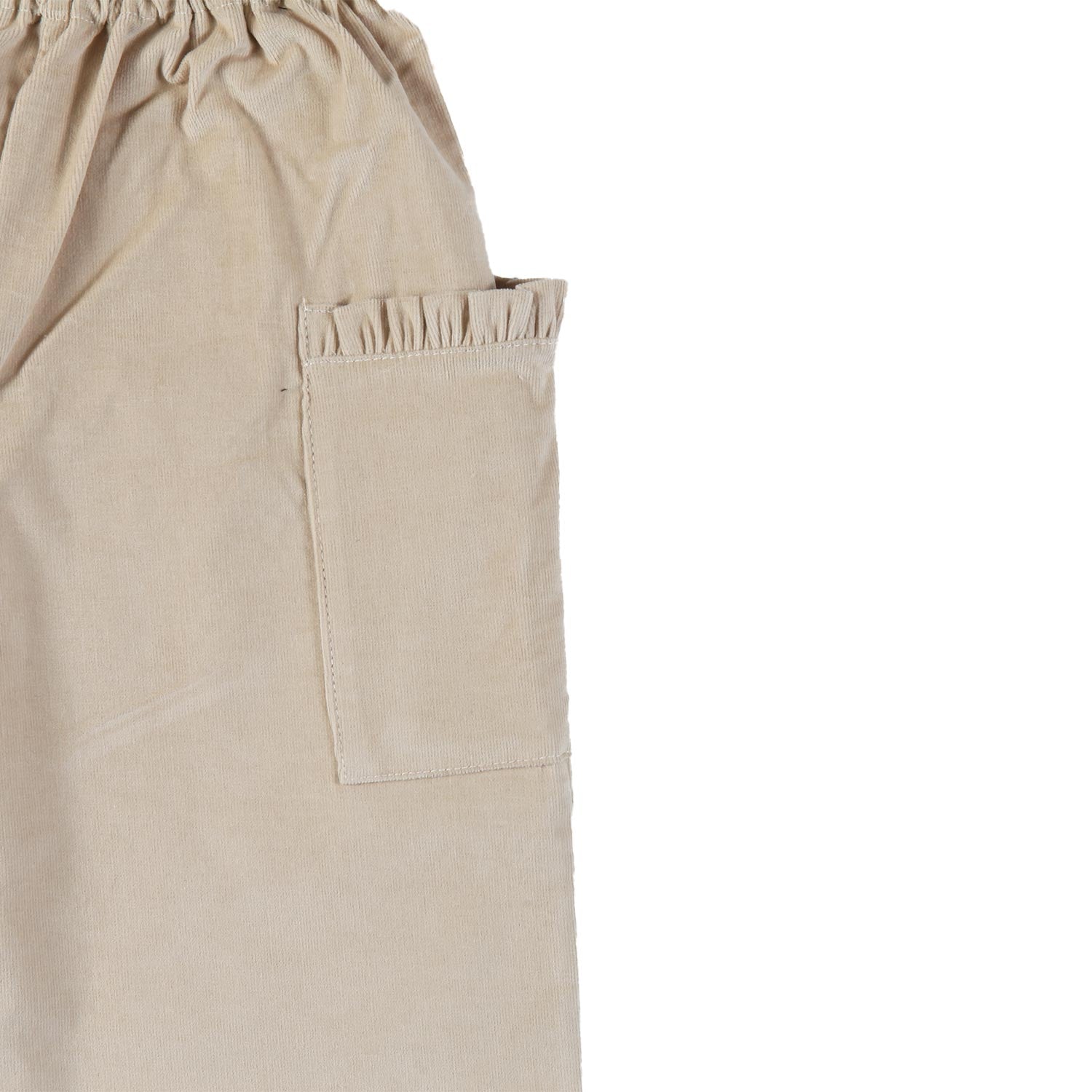 Pantalone corduroy Babe and Tess beige Bambina - annameglio.com abbigliamento moda