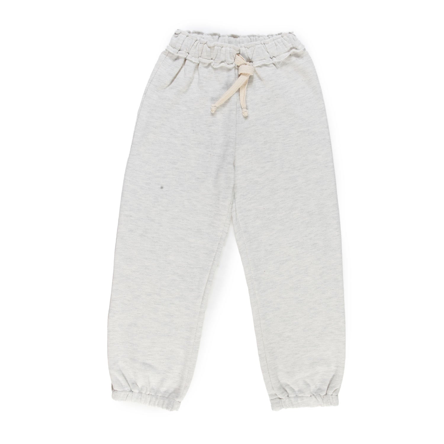 Pantalone jogger Babe e Tess grigio chiaro melange - annameglio.com abbigliamento moda