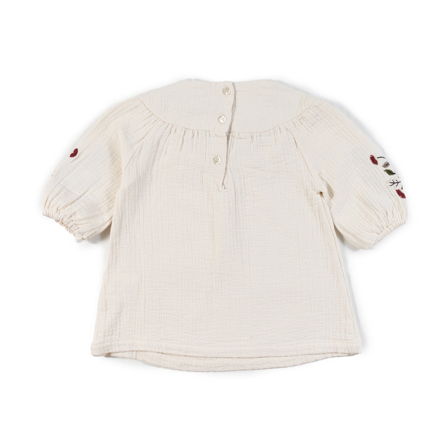 Abito mussola Babe and Tess panna Bimba - annameglio.com abbigliamento moda