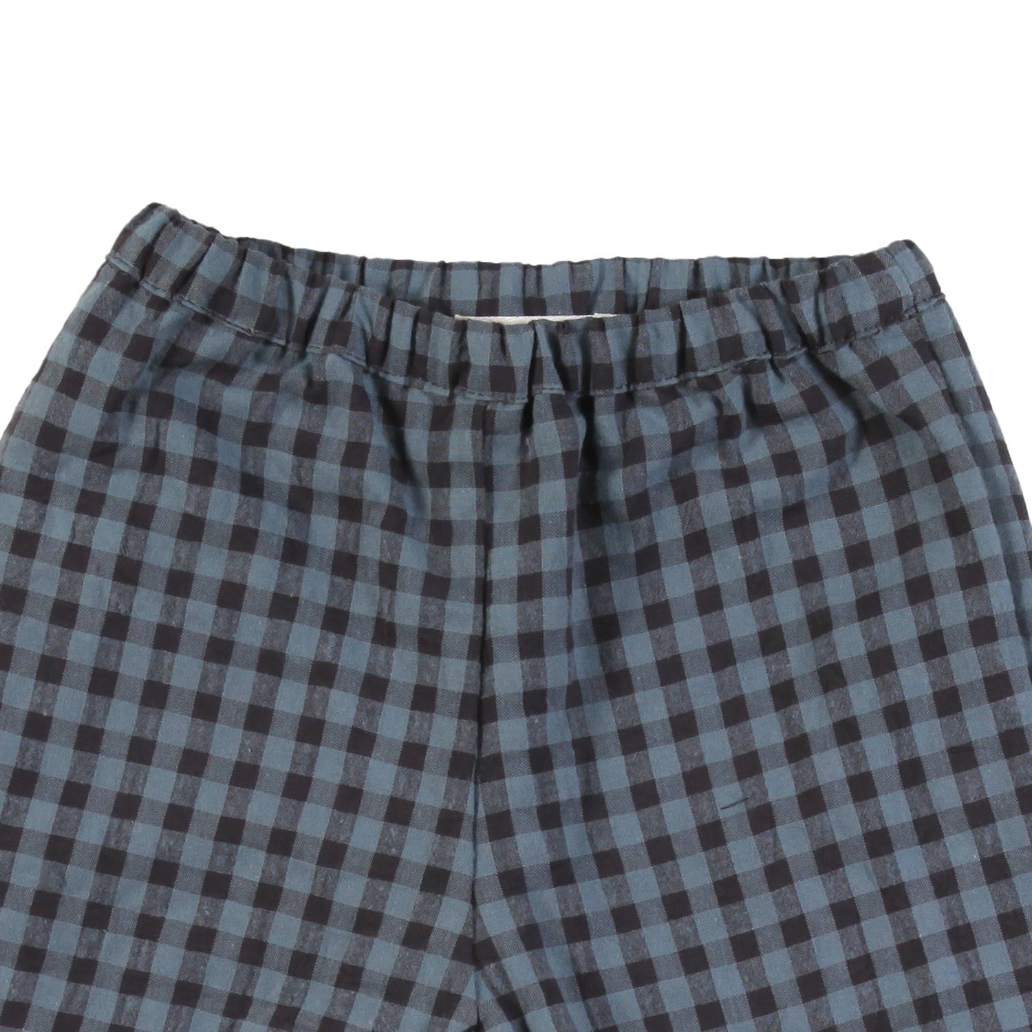 Pantalone vichy Babe and Tess blu polvere Bimbo - annameglio.com abbigliamento moda