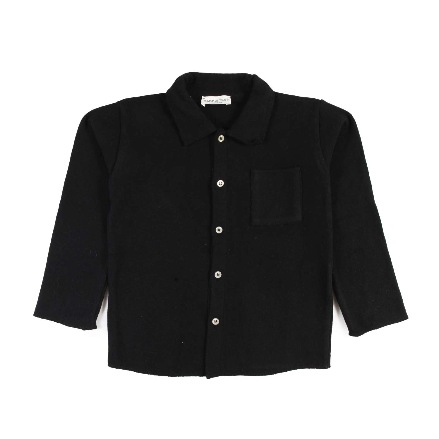 Camicia interlock Babe and Tess nera unisex - annameglio.com abbigliamento moda
