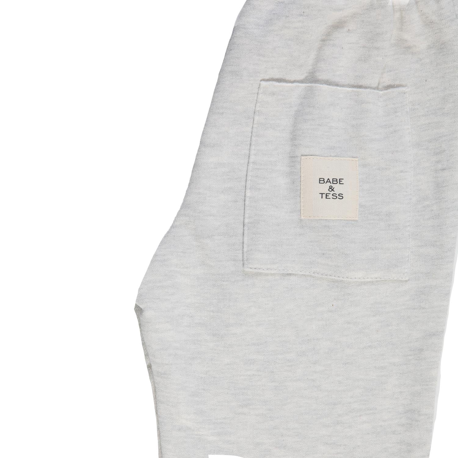 Pantalone felpa Babe e Tess grigio chiaro melange - annameglio.com abbigliamento moda