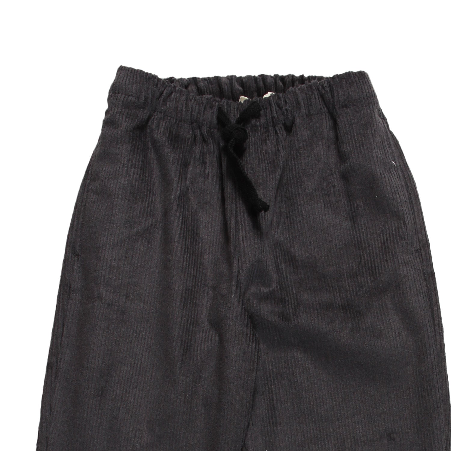 Pantalone corduroy Babe and Tess grigio antracite - annameglio.com abbigliamento moda