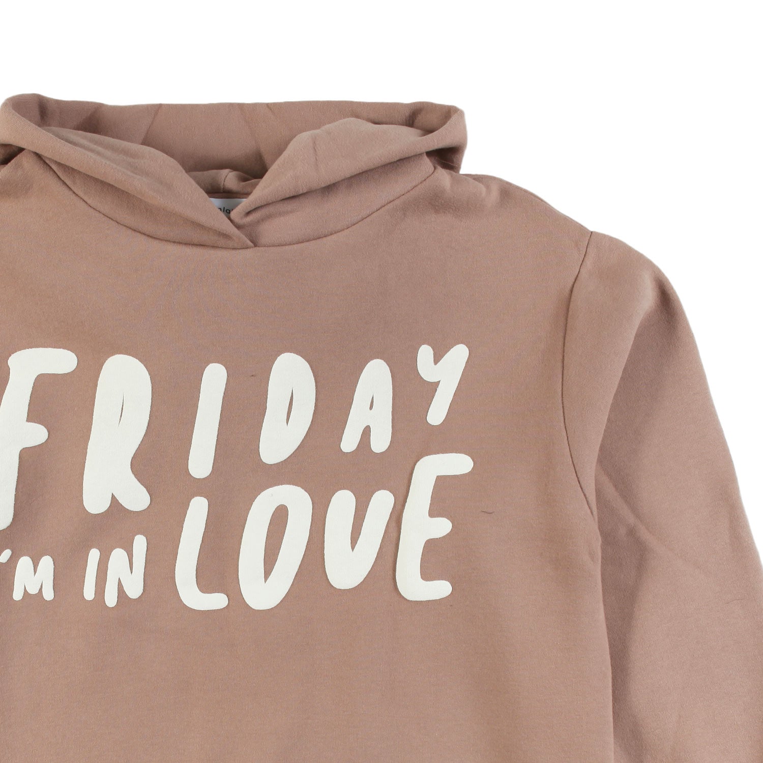 Felpa bambina marrone con scritta - annameglio.com abbigliamento moda