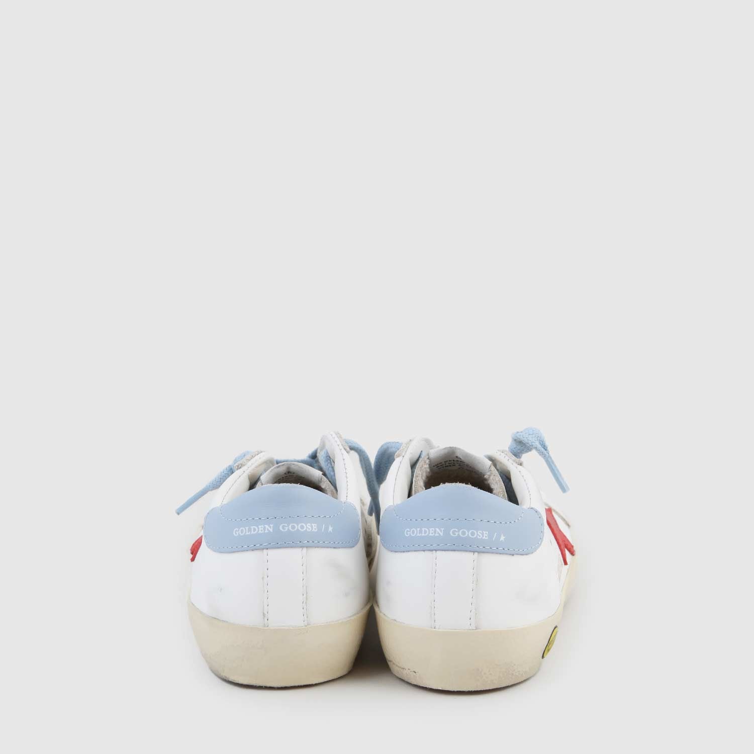 Sneaker Super Star bianca, rossa e celeste bambino - annameglio.com abbigliamento moda