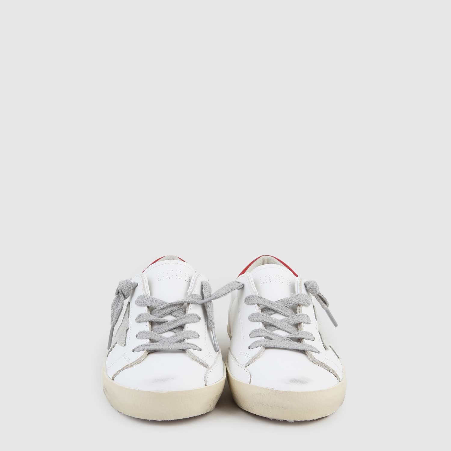 Sneaker Super Star bianca, rossa e grigia bambino - annameglio.com abbigliamento moda