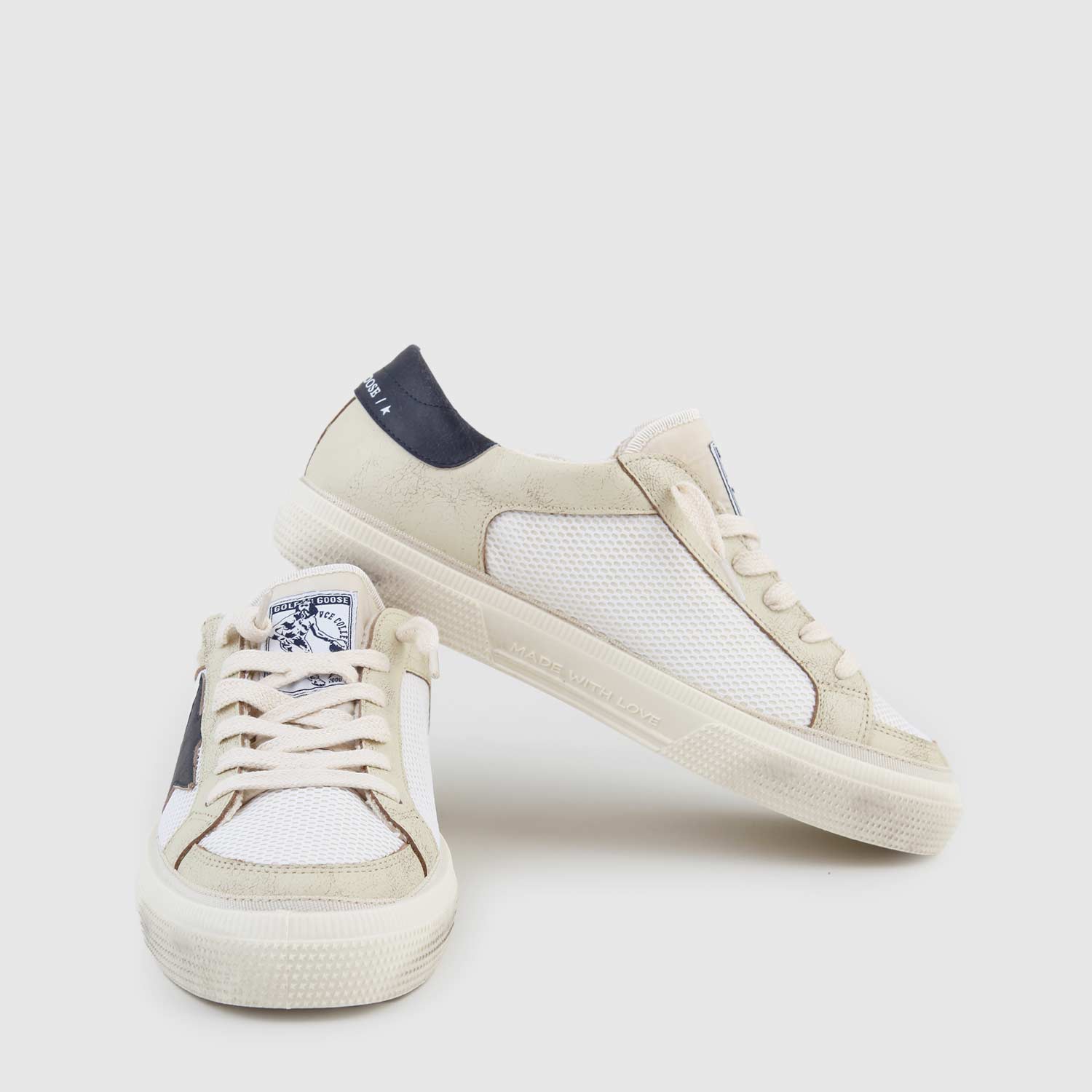 Sneaker may beige, bianca e blu notte ragazzo - annameglio.com abbigliamento moda