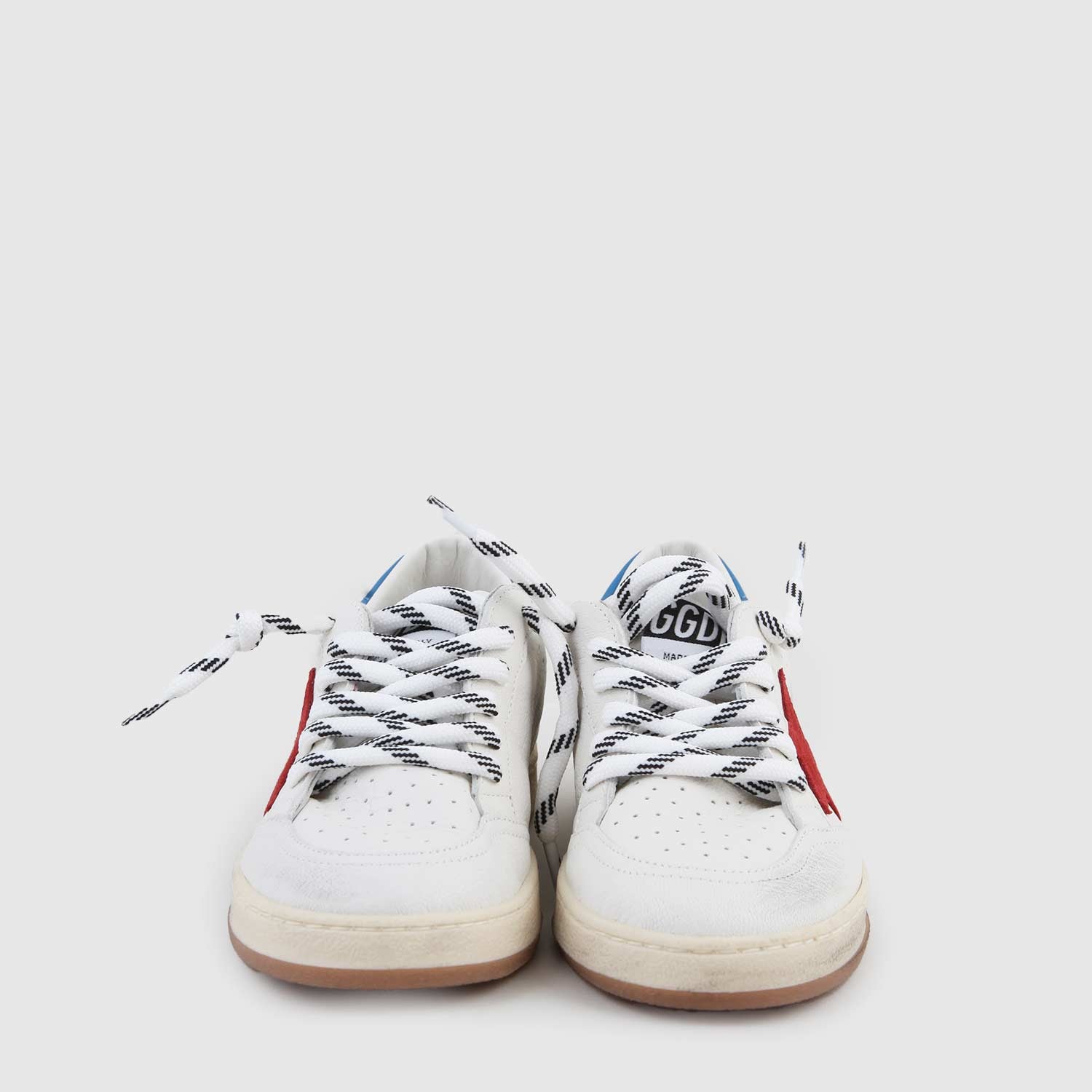 sneaker ballstar bianca, rossa e celeste ragazzo - annameglio.com abbigliamento moda