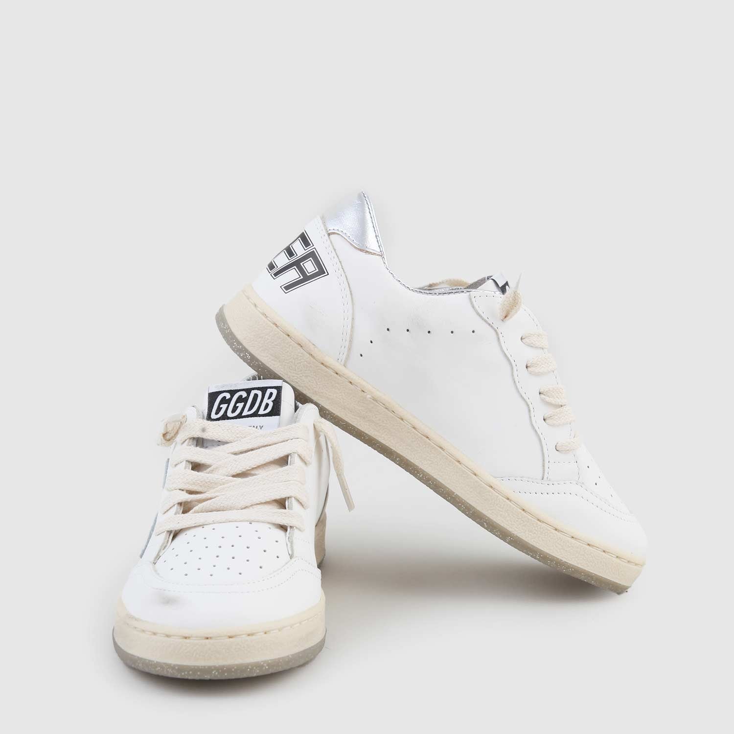 sneaker ballstar celeste, argento e beige - annameglio.com abbigliamento moda