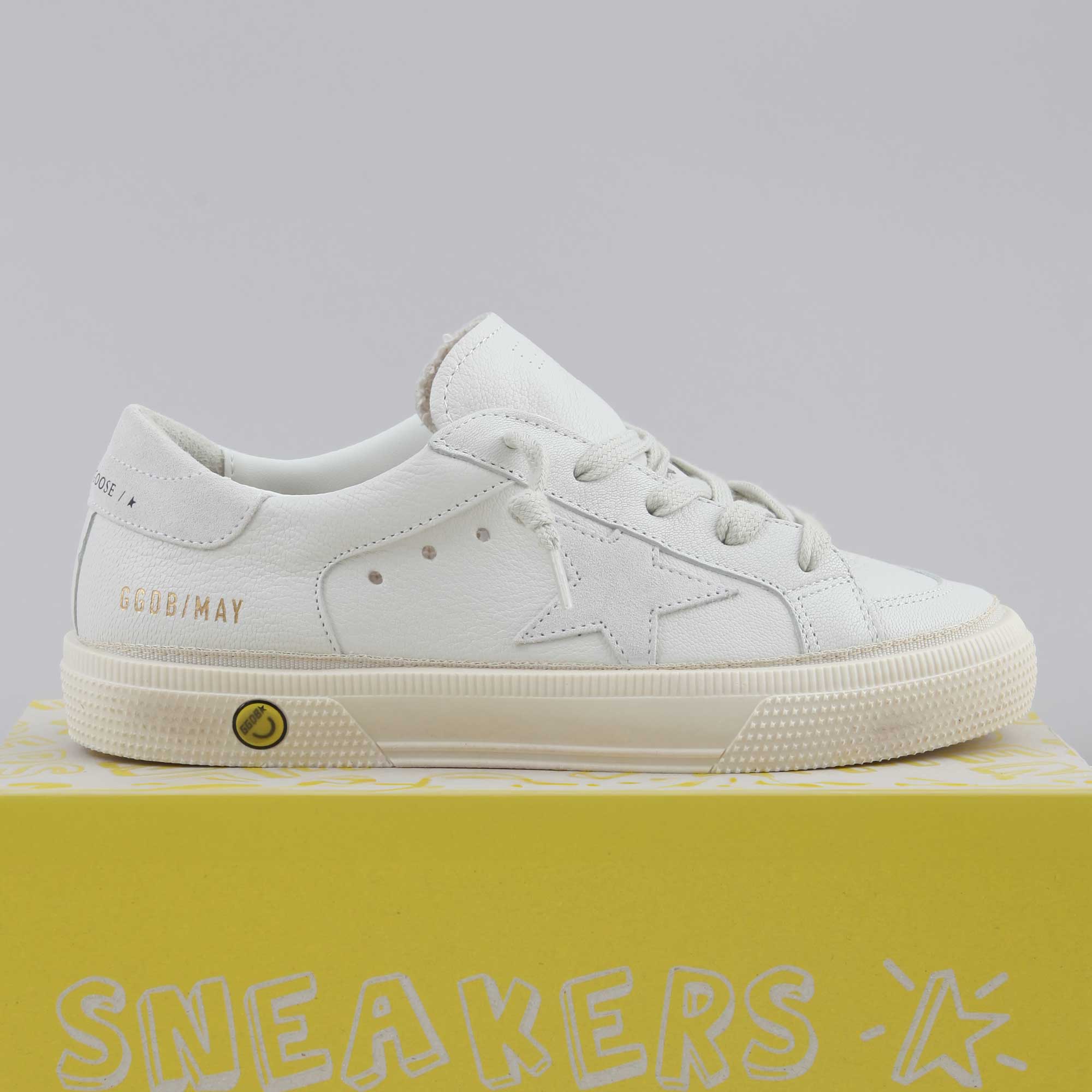 sneaker may bianca, grigia e beige ragazzo - annameglio.com abbigliamento moda