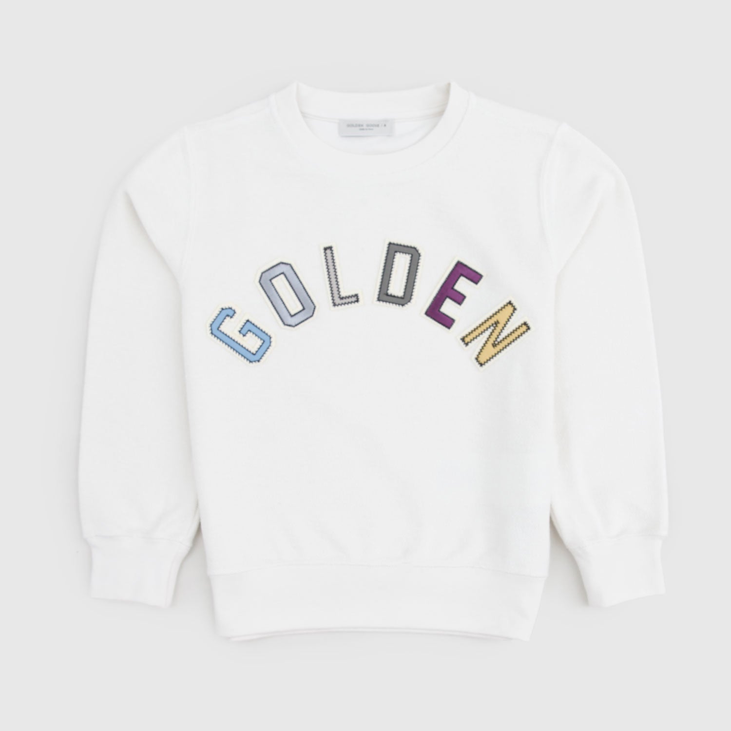 felpa beige scritta colorata bambino - annameglio.com abbigliamento moda