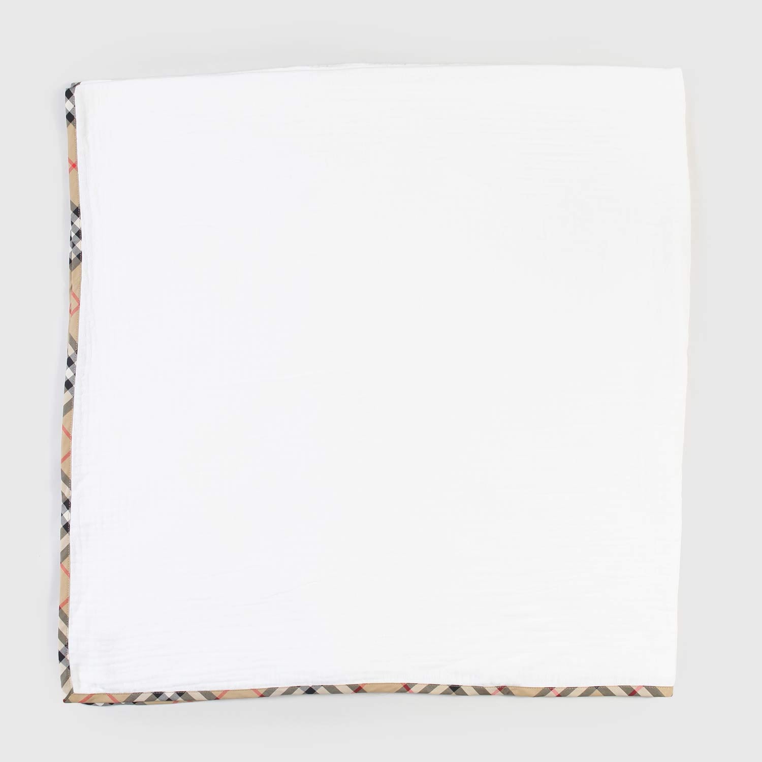 copertina bianca neonato burberry - annameglio.com abbigliamento moda