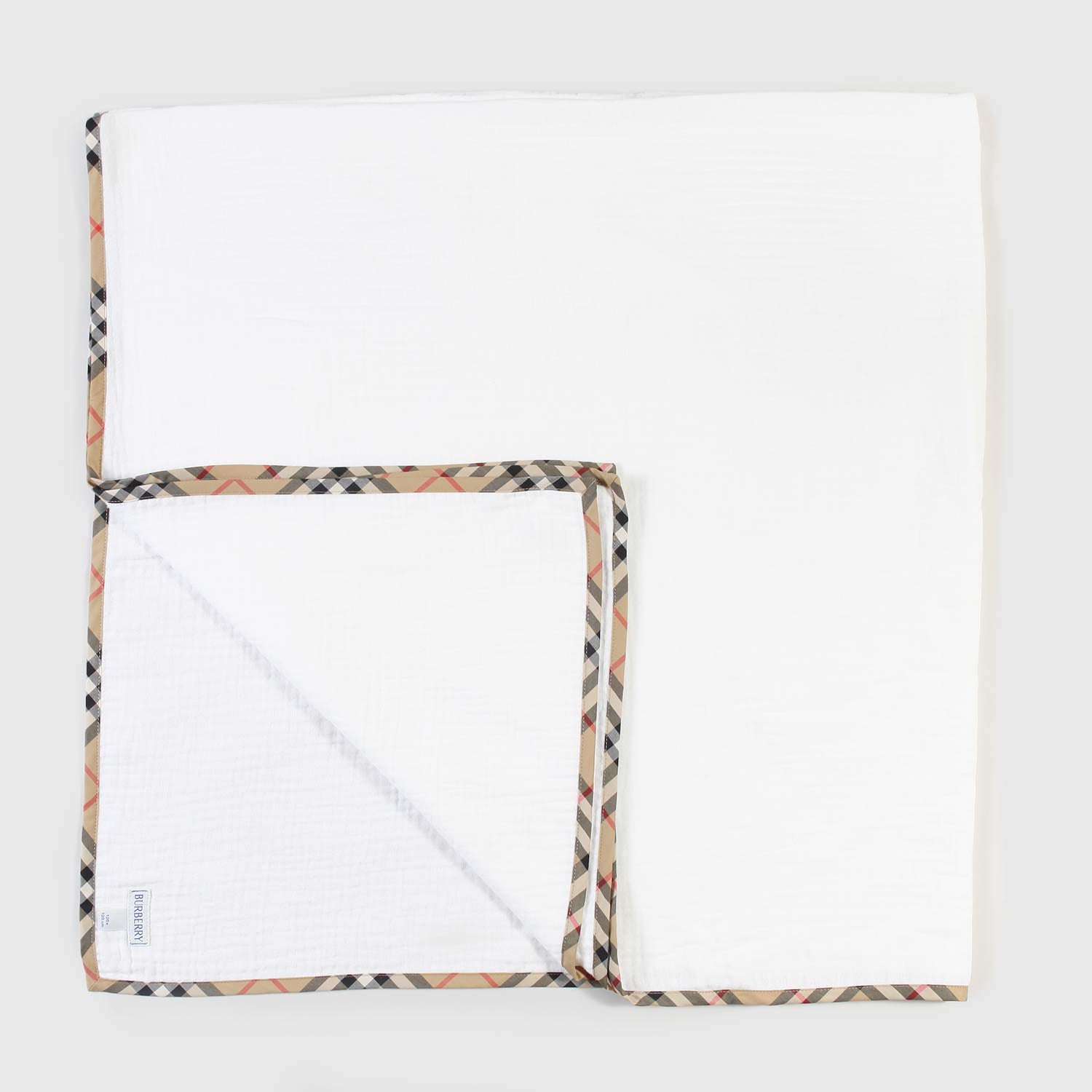 copertina bianca neonato burberry - annameglio.com abbigliamento moda