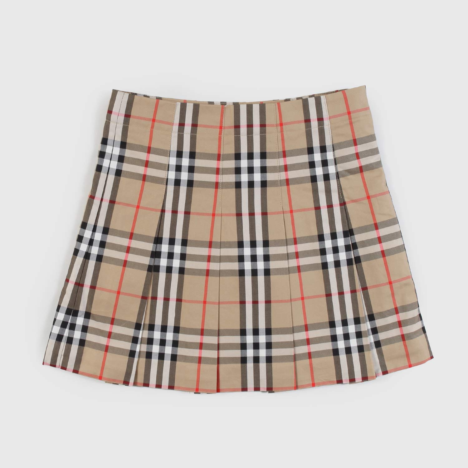 gonna marrone a quadri bambina - annameglio.com abbigliamento moda