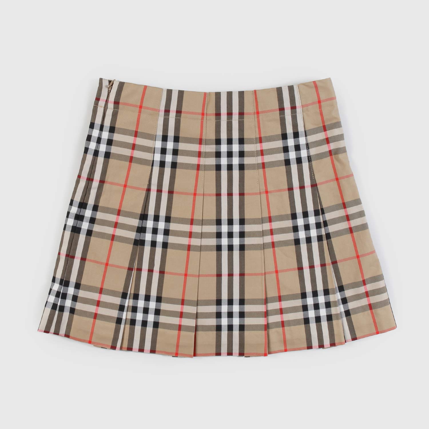 gonna marrone a quadri bambina - annameglio.com abbigliamento moda