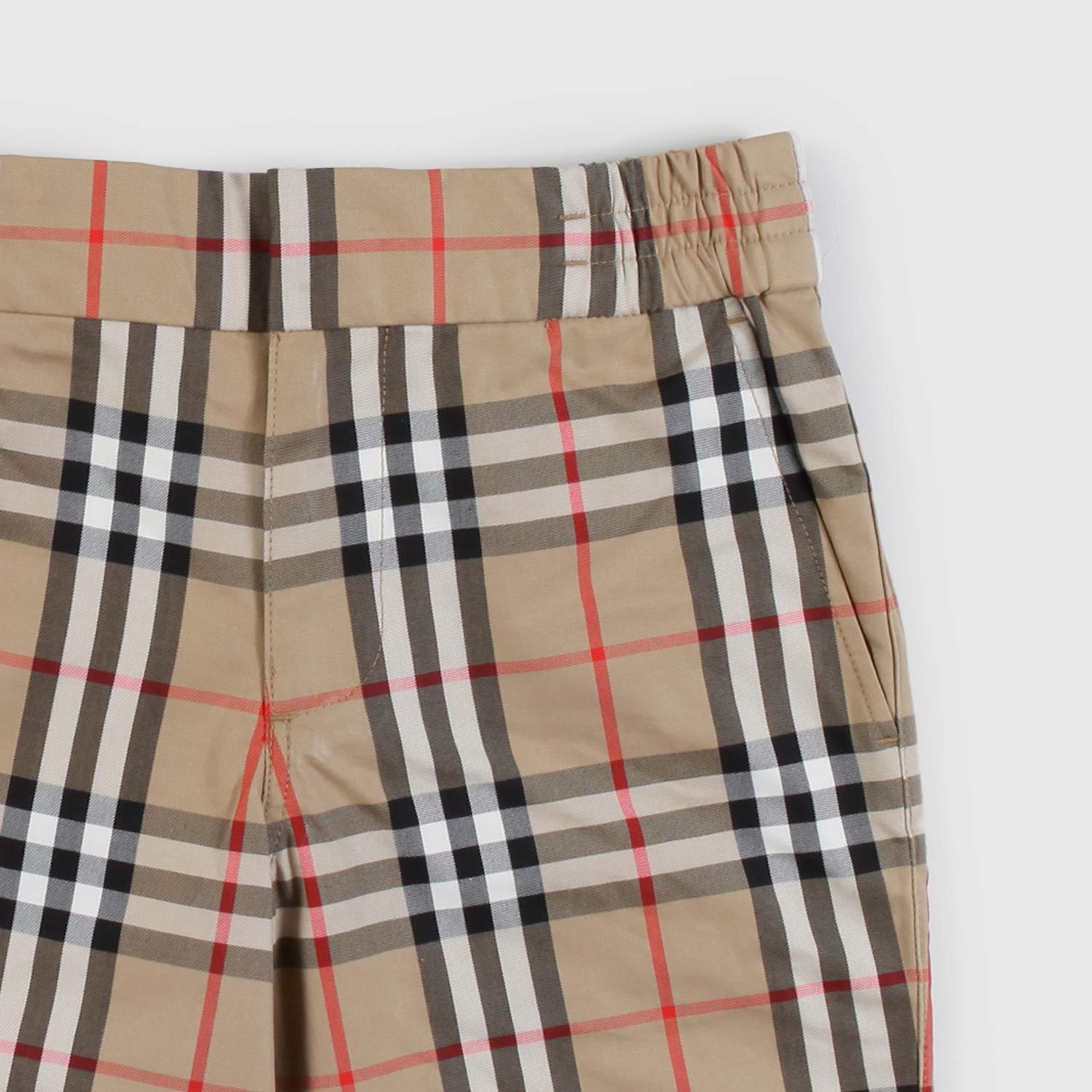 Pantaloncino marrone a quadri bambino - annameglio.com abbigliamento moda