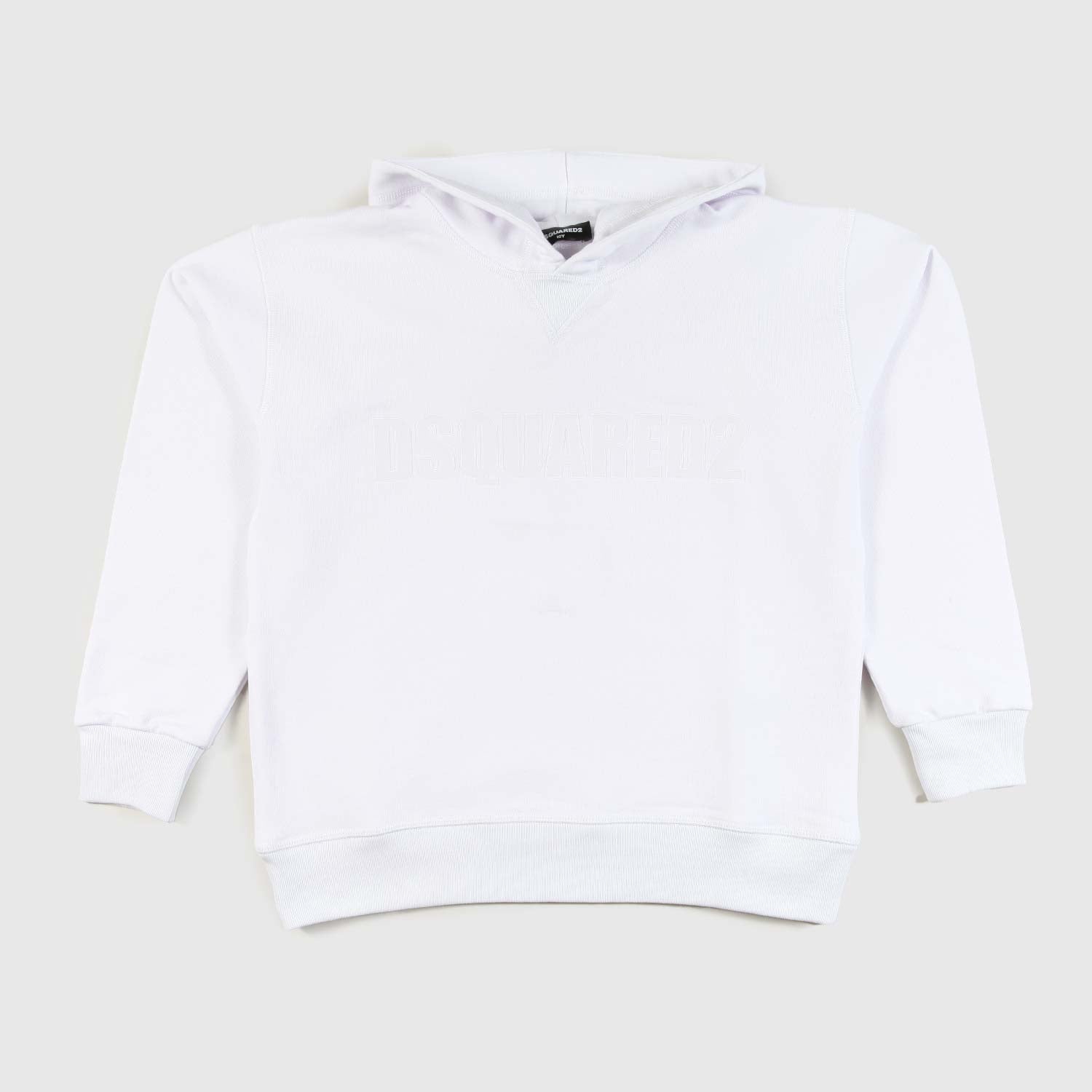 felpa bianca ragazzo con patch gialla - annameglio.com abbigliamento moda