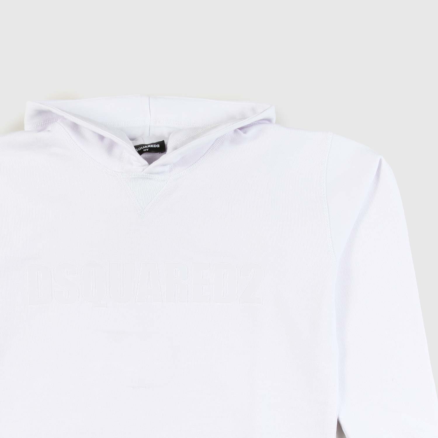 felpa bianca ragazzo con patch gialla - annameglio.com abbigliamento moda