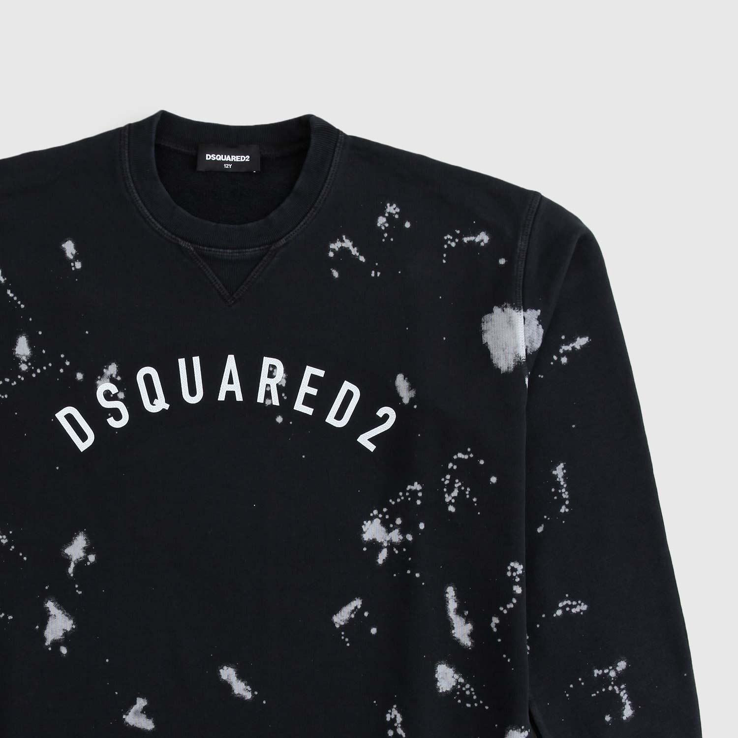 felpa nera con macchie ragazza - annameglio.com abbigliamento moda