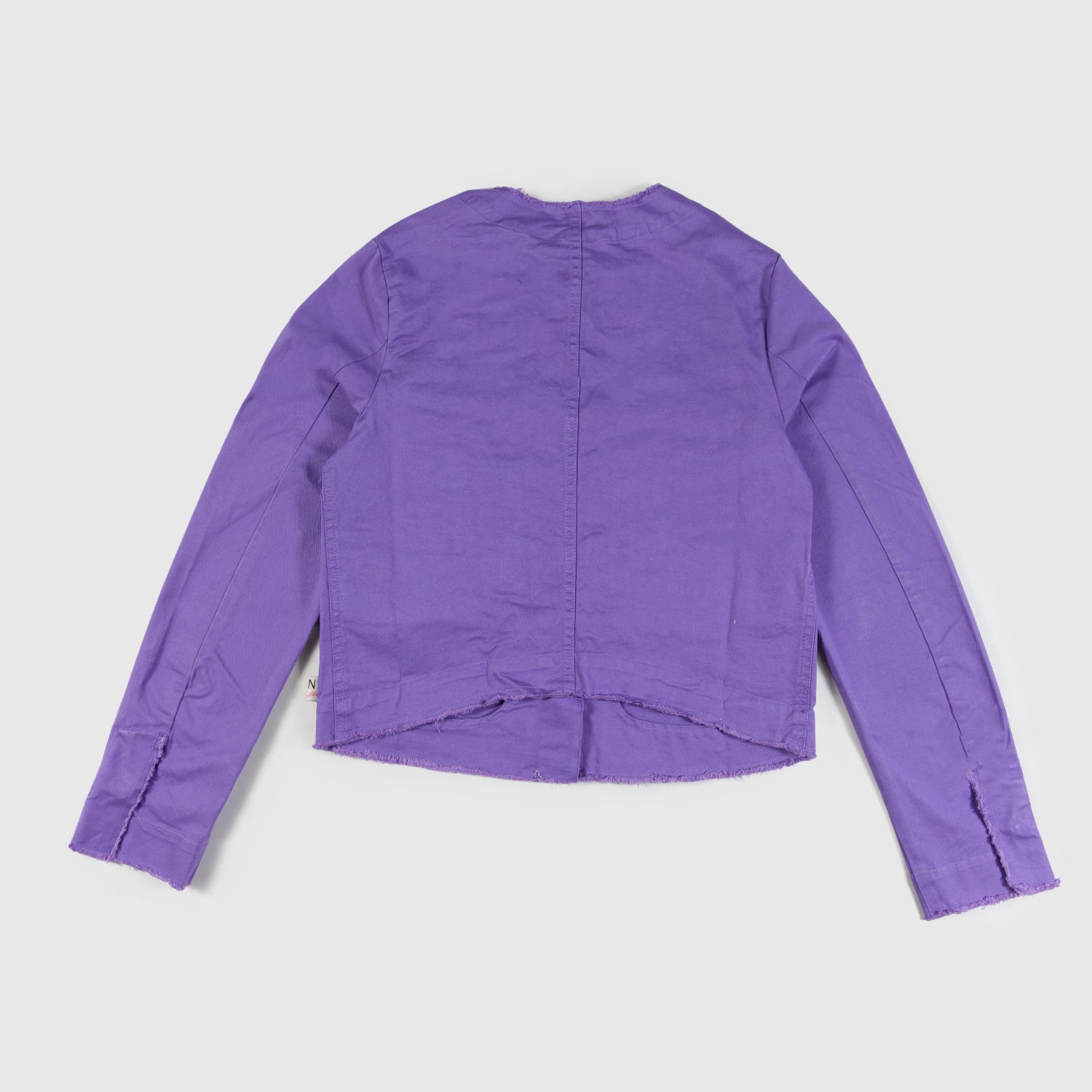 giacca viola in denim ragazza - annameglio.com abbigliamento moda